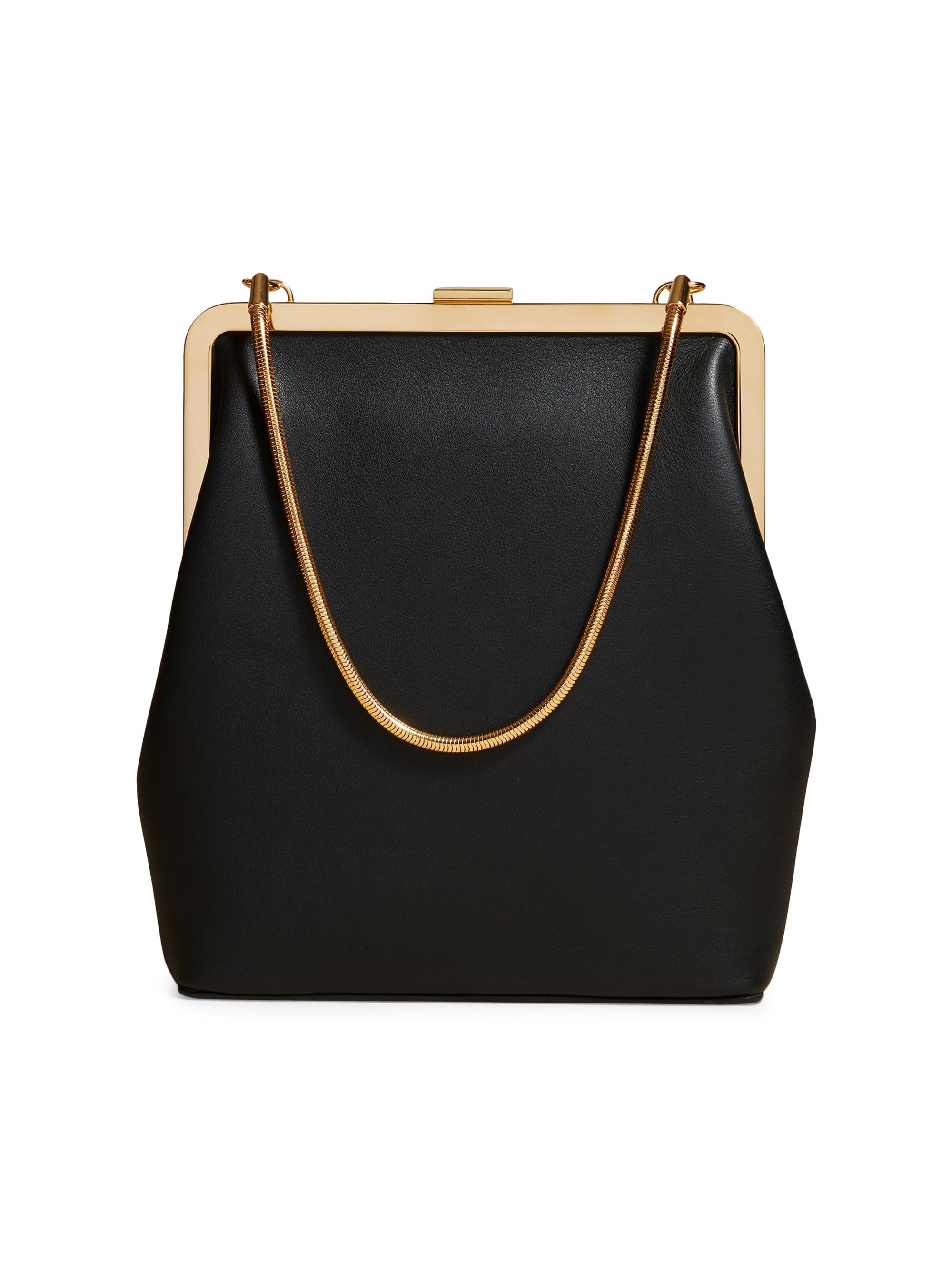 Khaite Lilith Leather Evening Bag