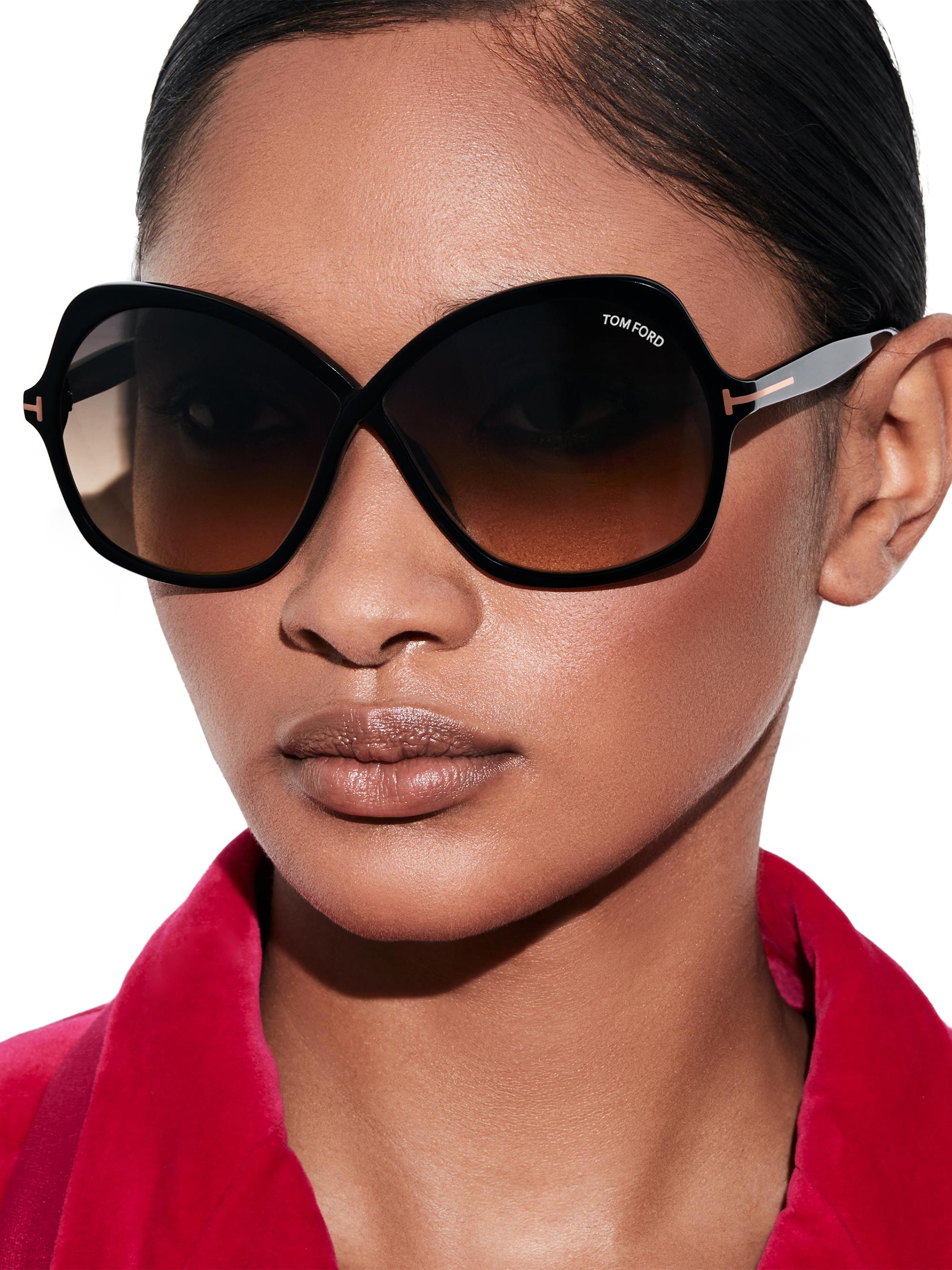 TOM FORD Rosemin 64MM Butterfly Sunglasses | Saks Fifth Avenue display picture 2