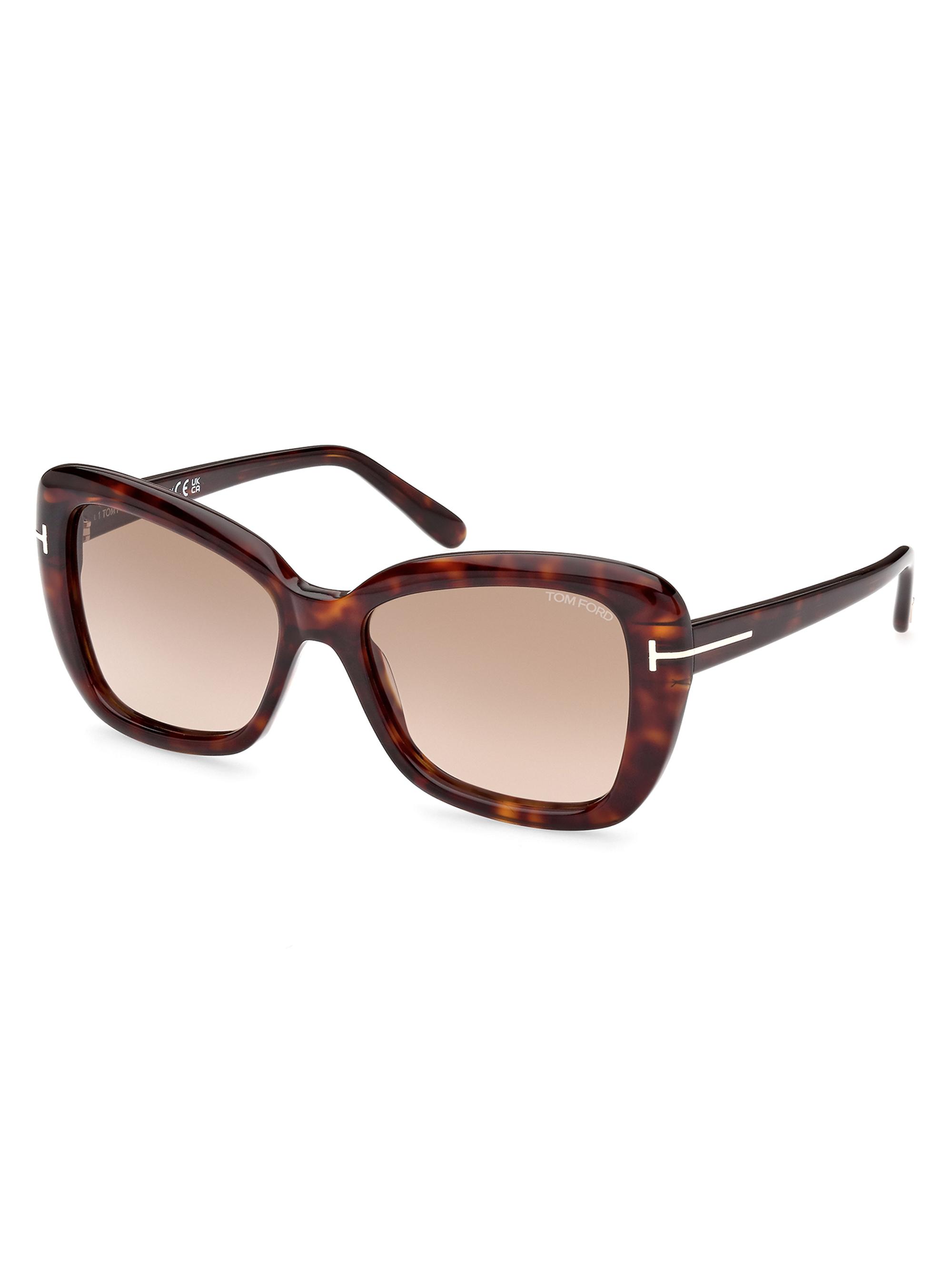TOM FORD Maeve 55MM Butterfly Sunglasses | Saks Fifth Avenue display picture 1