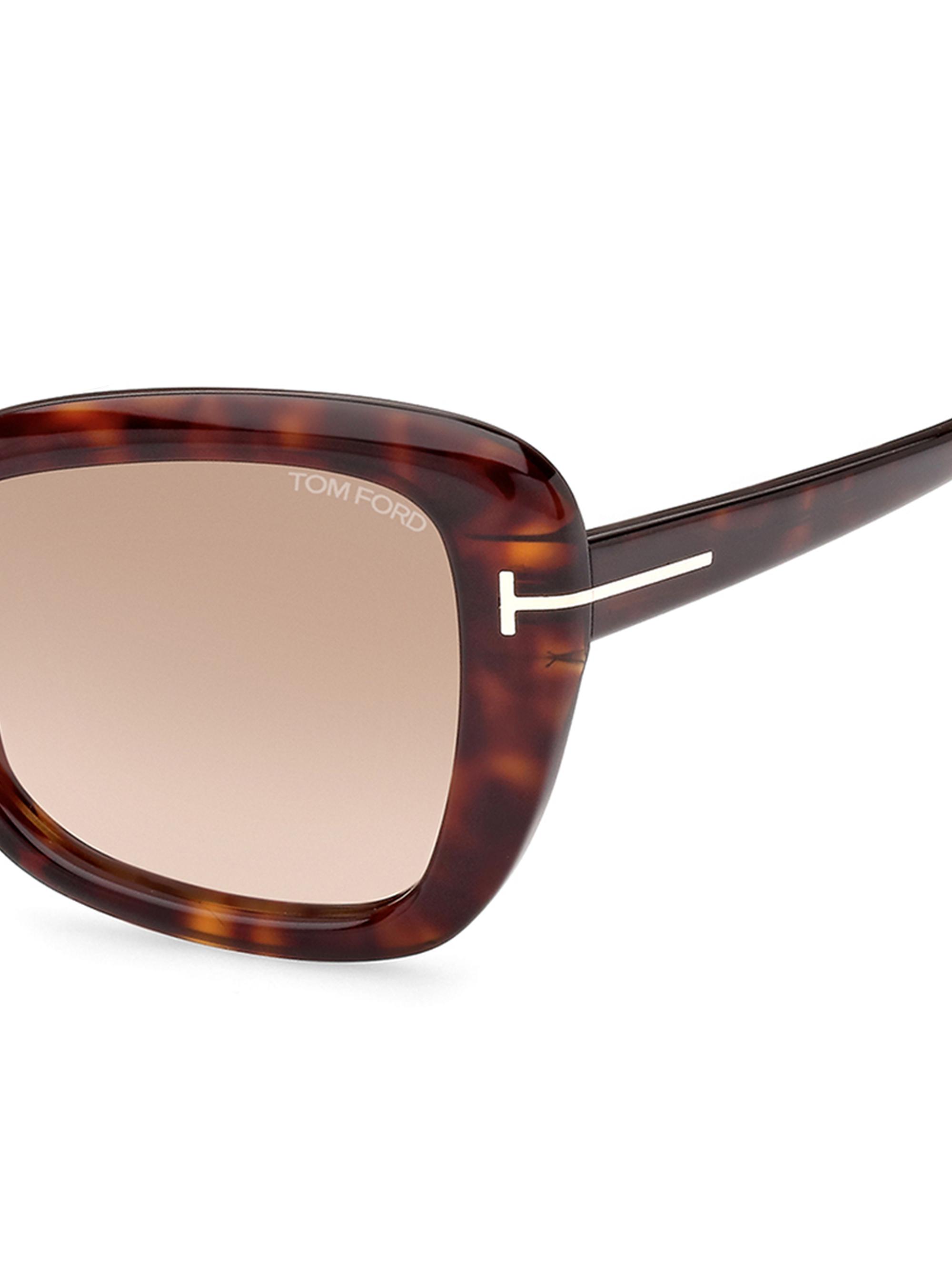 TOM FORD Maeve 55MM Butterfly Sunglasses | Saks Fifth Avenue display picture 1