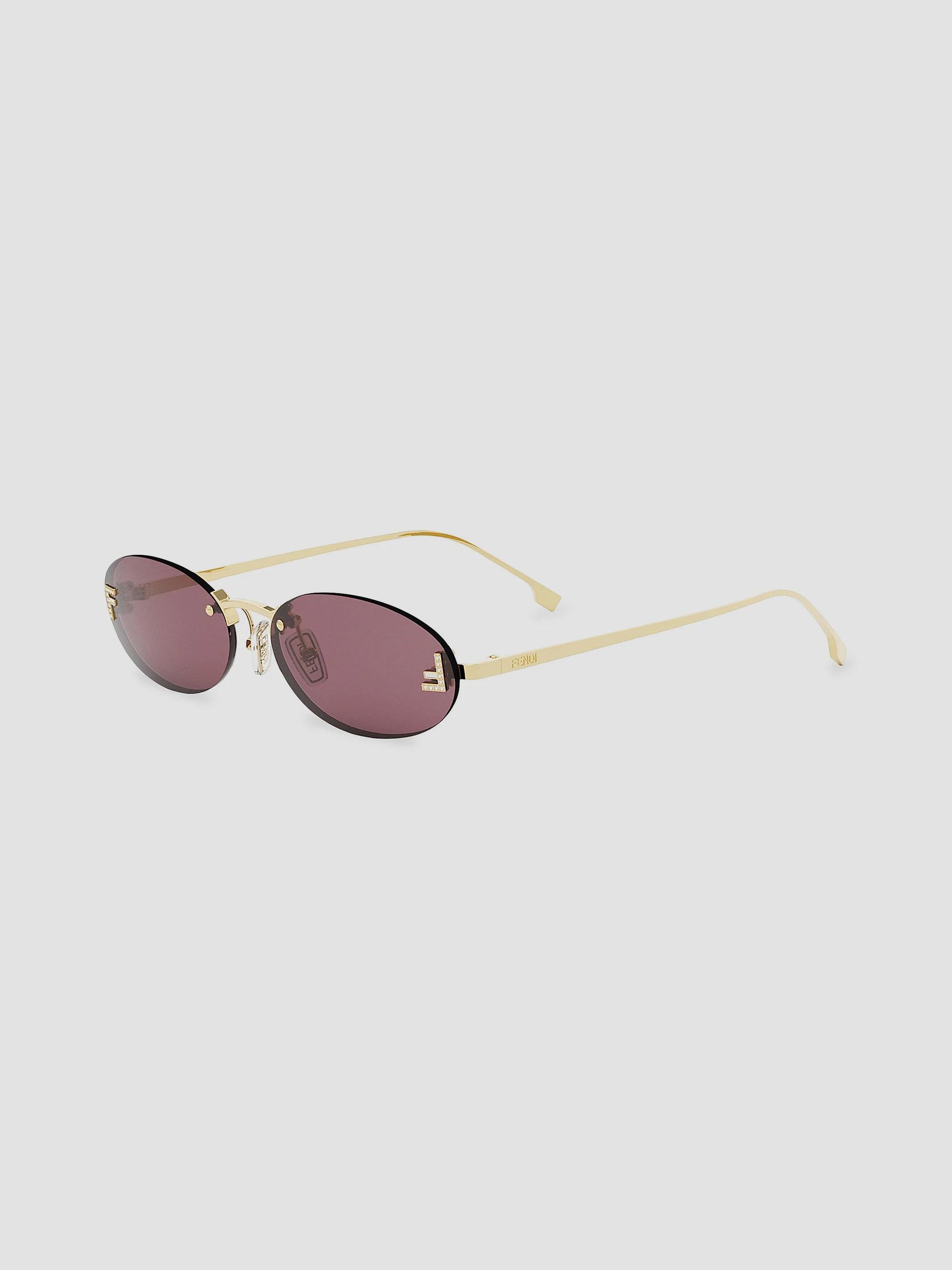 Fendi Fendi First 54MM Oval Sunglasses | Saks Fifth Avenue