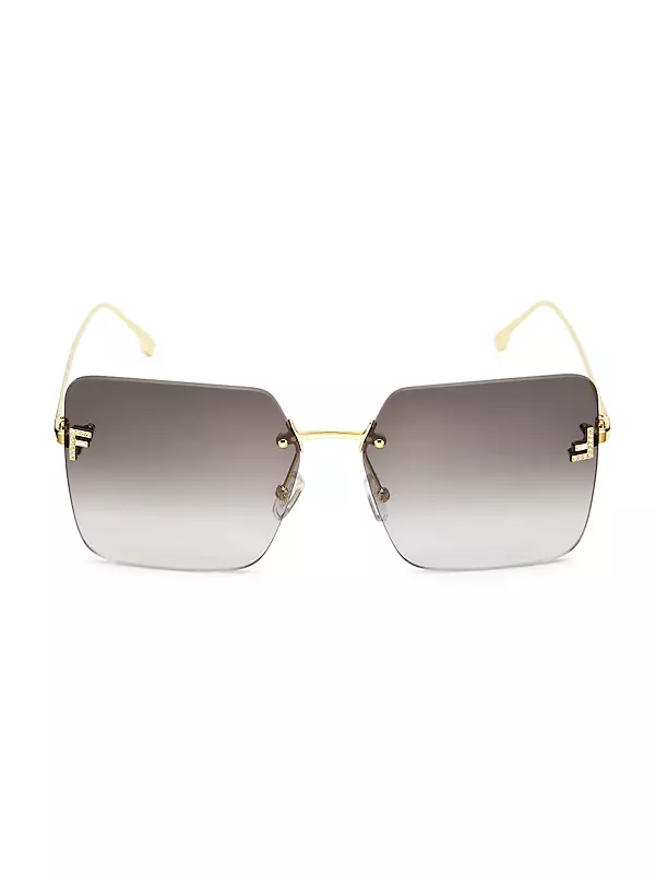 Shop Fendi 59MM Square Sunglasses | Saks Fifth Avenue