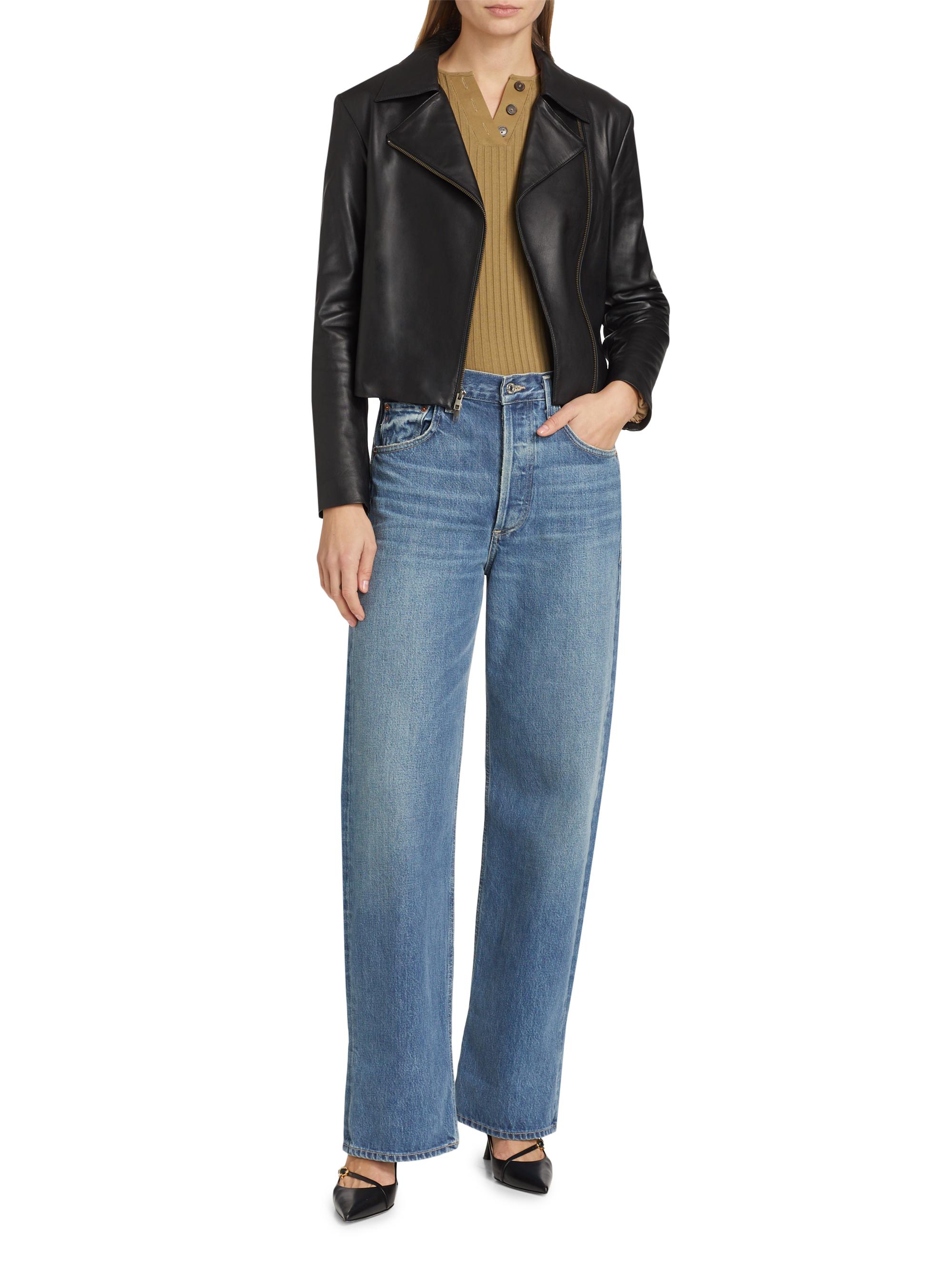 Vince Leather Moto Jacket | Saks Fifth Avenue