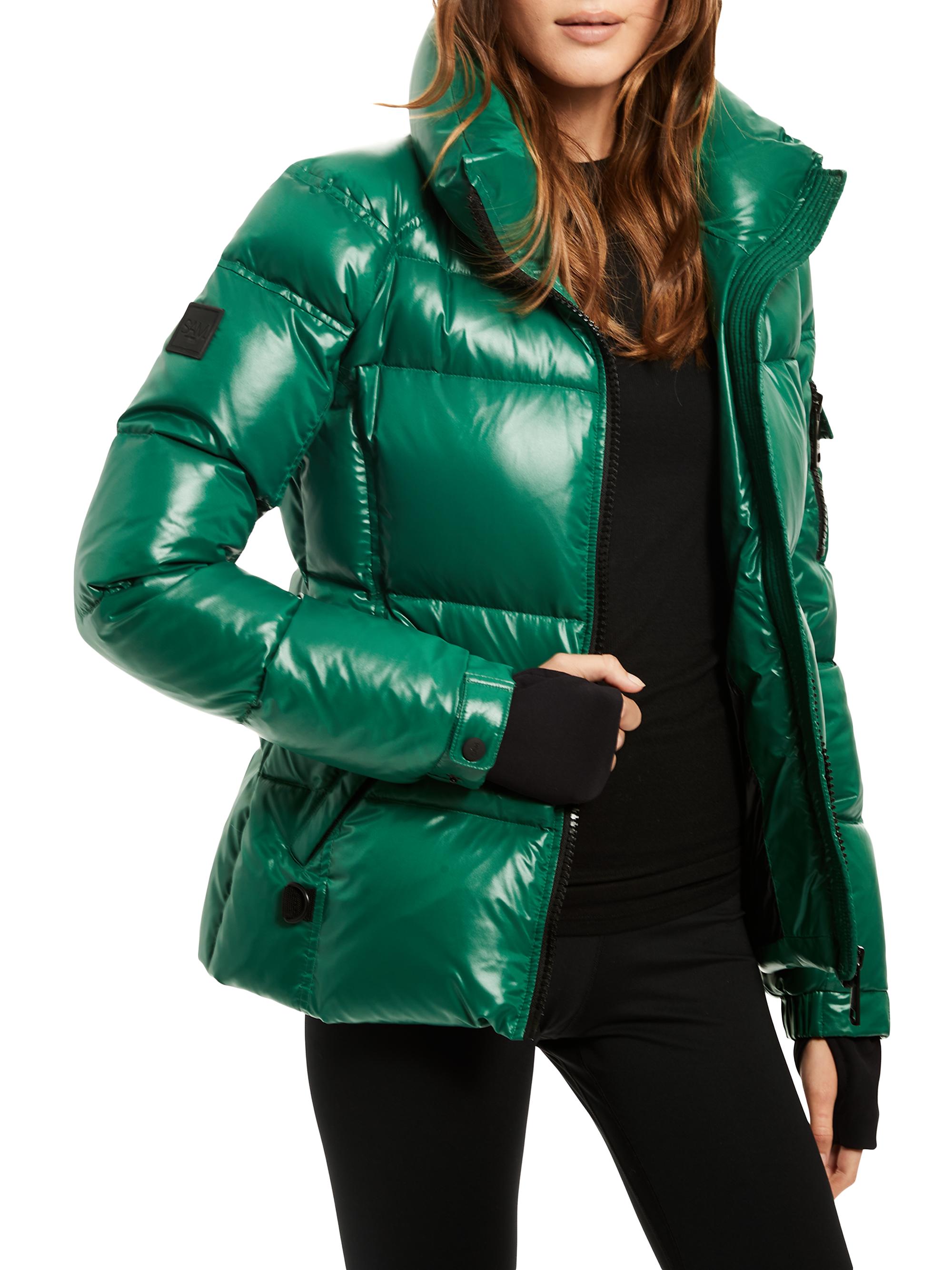 SAM. Women's Freestyle Down Puffer Jacket - Grass | Thumbnail 2