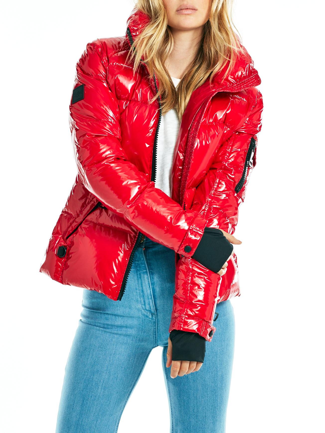 SAM. Women's Freestyle Down Puffer Jacket - Salsa | Thumbnail 4