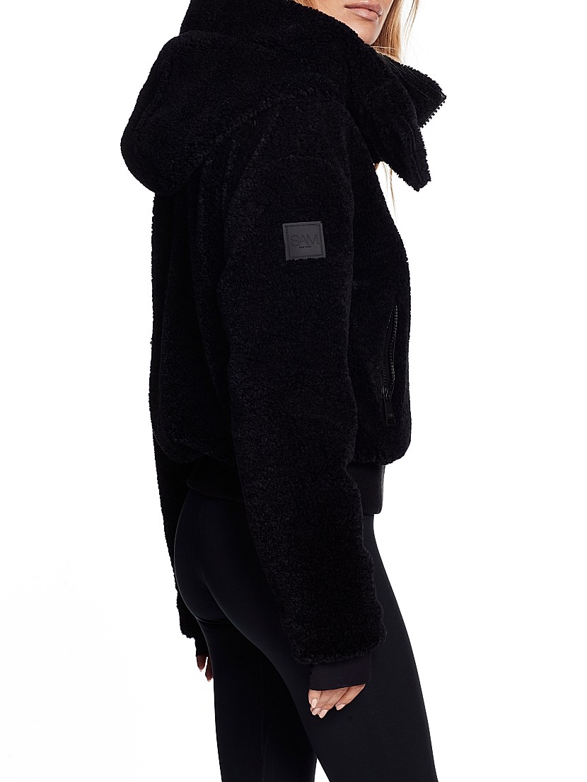 Shop SAM. Nala Hooded Sherpa Jacket | Saks Fifth Avenue Shop SAM. Nala Hooded Sherpa Jacket | Saks Fifth Avenue