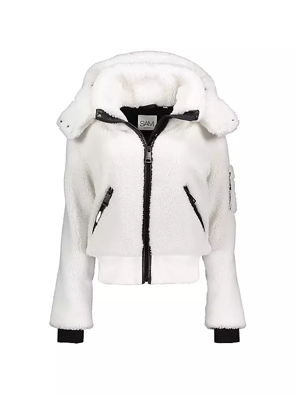 Shop Sam. Nala Hooded Sherpa Jacket | Saks Fifth Avenue