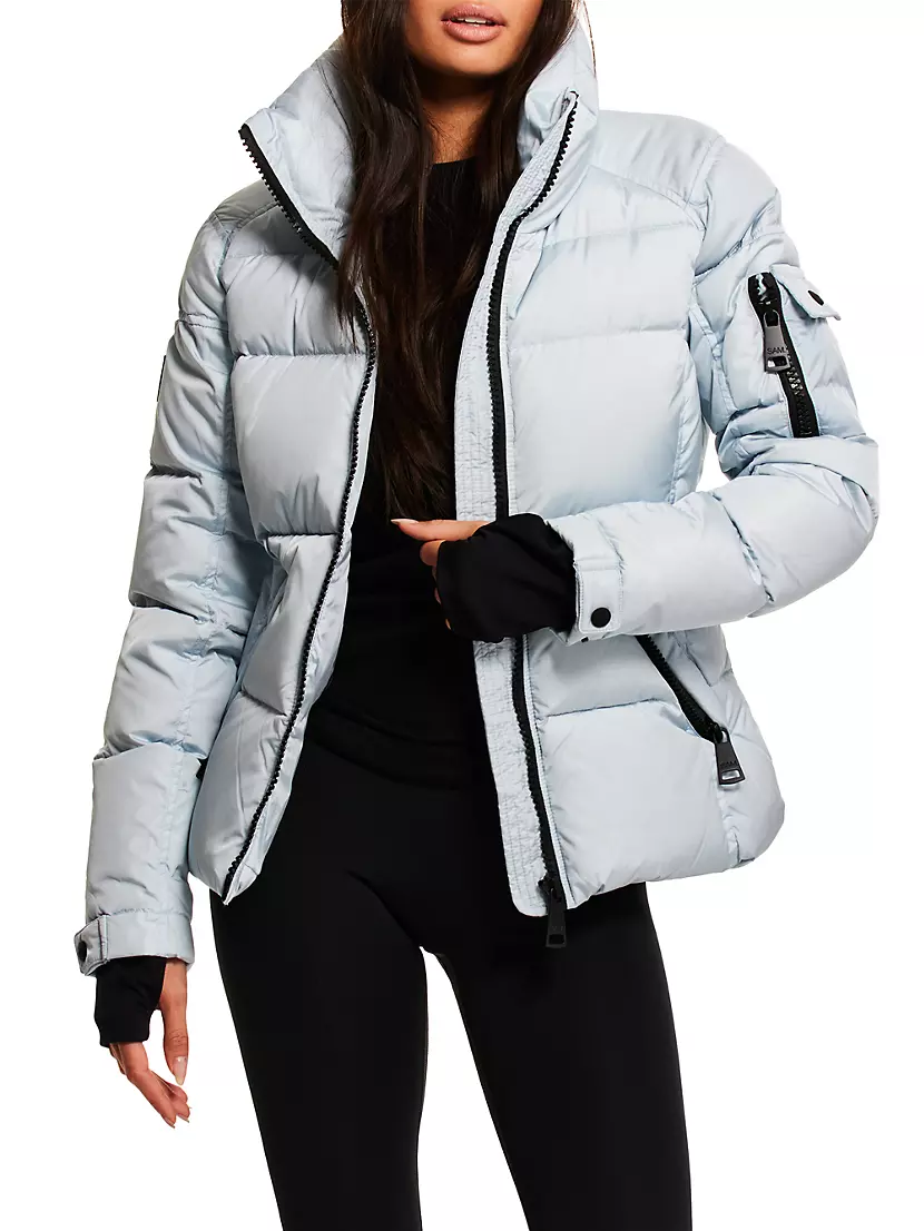 Sam Women's Freestyle Down Jacket in Matte Black - Size: Small