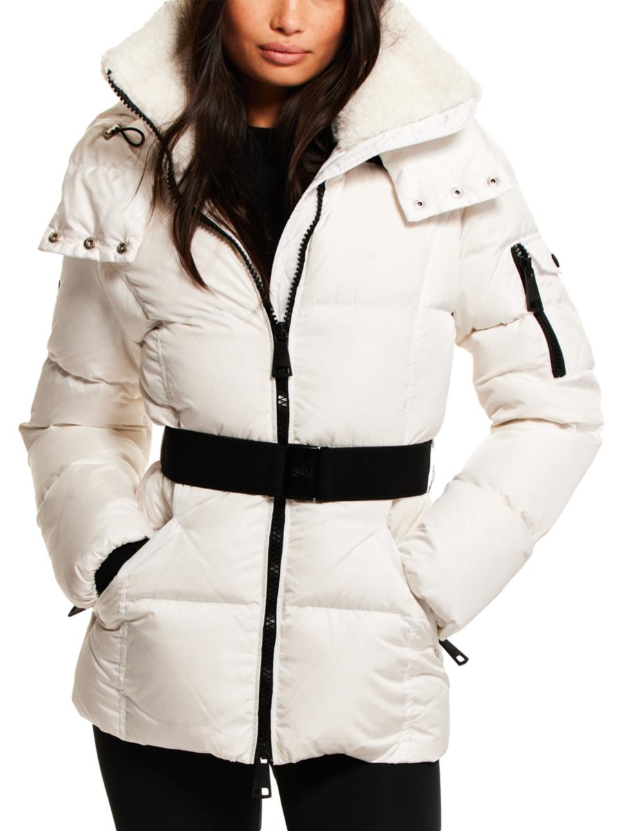 Shop SAM. Liv Belted Puffer Jacket | Saks Fifth Avenue Shop SAM. Liv Belted Puffer Jacket | Saks Fifth Avenue