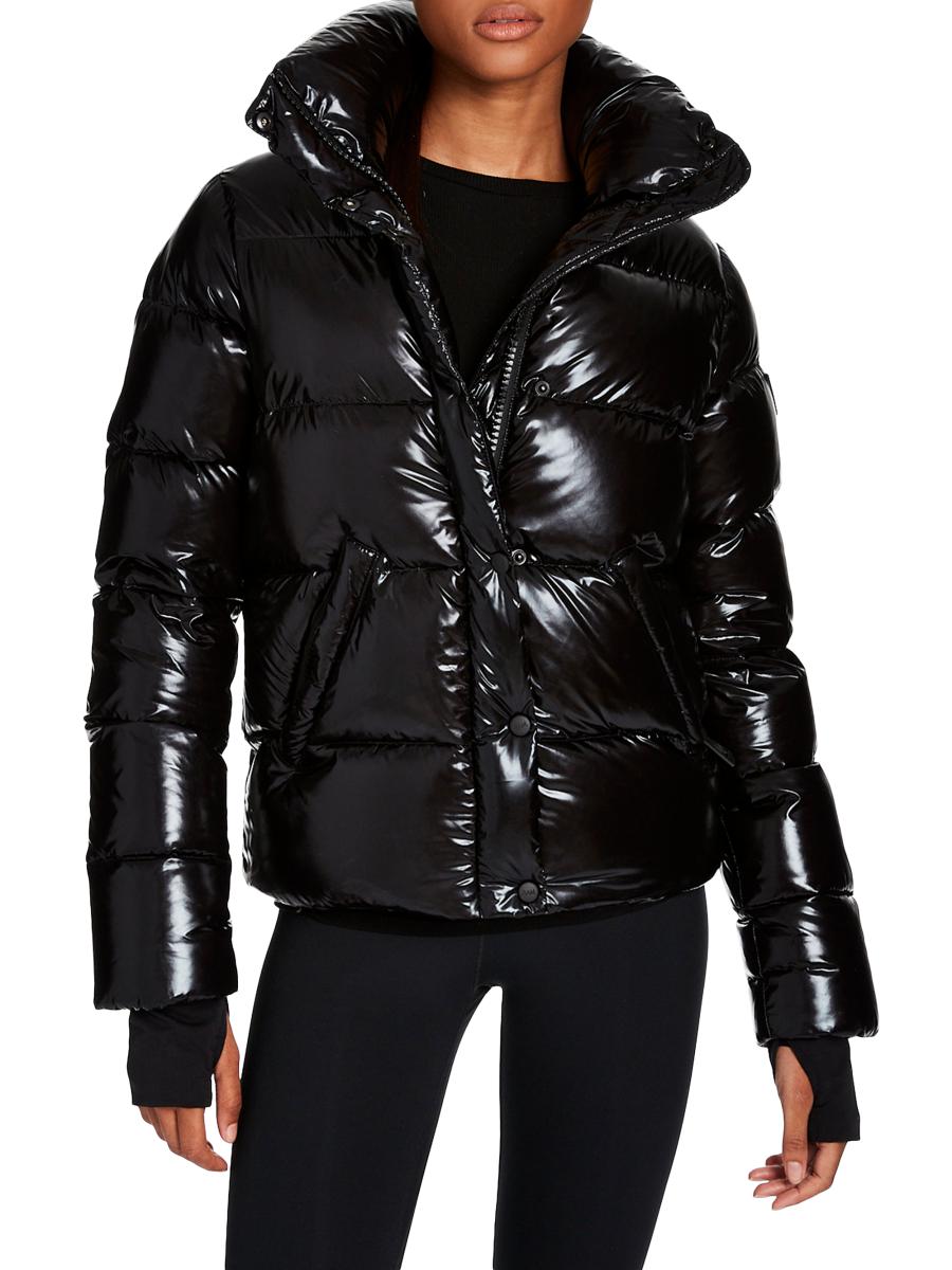 る*こ様 Enamel Puffer Blouson【MAISON SPECIA SAM. Isabel Glossy Down Puffer Jacket | Saks Fifth Avenue