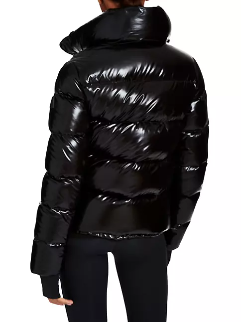 GLOSSY DOWN PUFFER JACKET