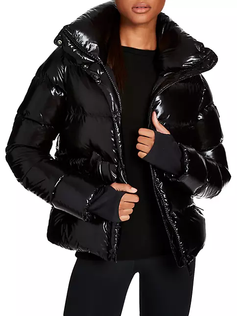 GLOSSY DOWN PUFFER JACKET