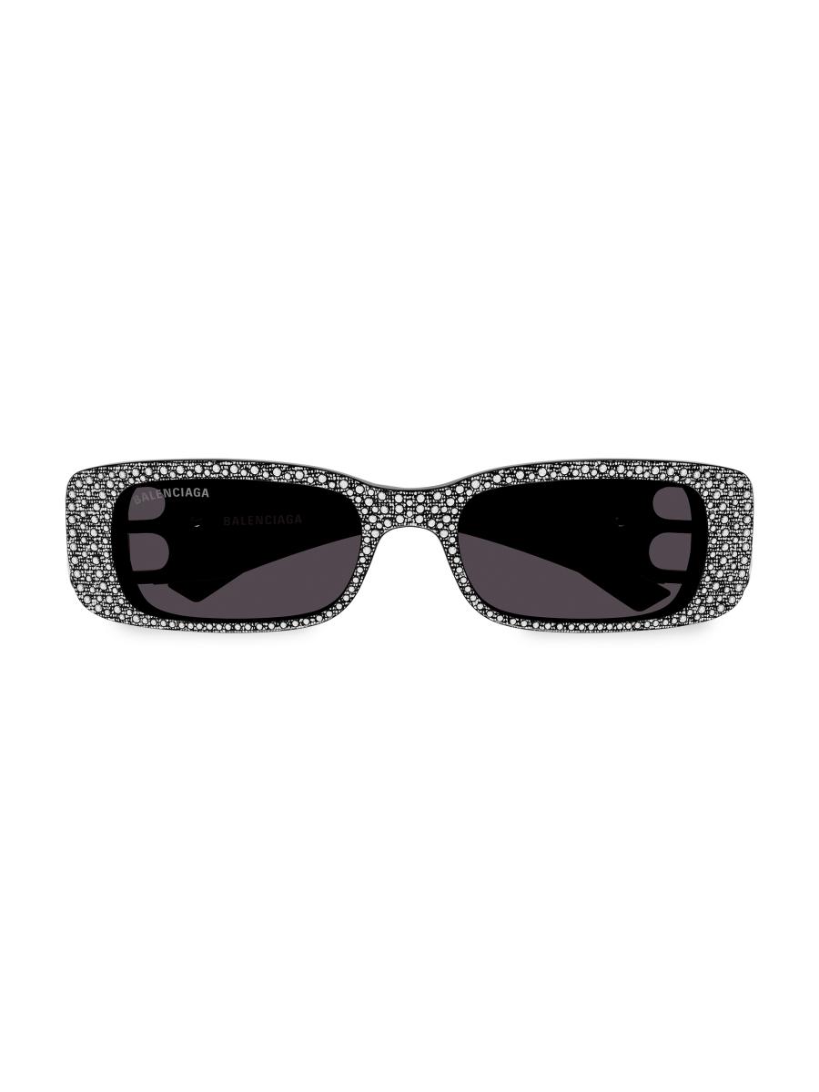 Balenciaga Dynasty 51MM Rectangular Sunglasses | Saks Fifth