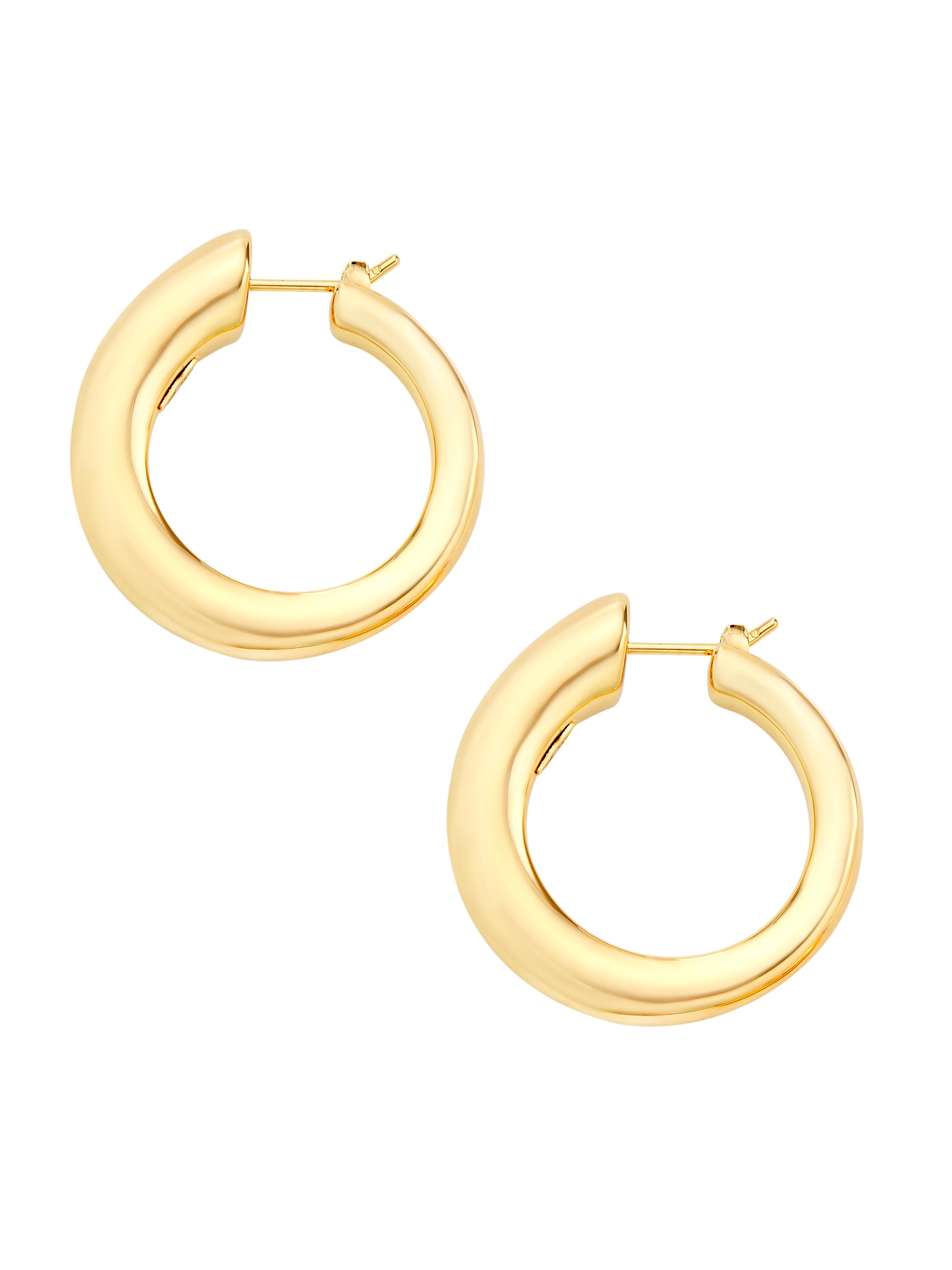 Saks Fifth Avenue Collection Women's 14K Yellow Gold  Graduated Hoop Earrings - Gold
