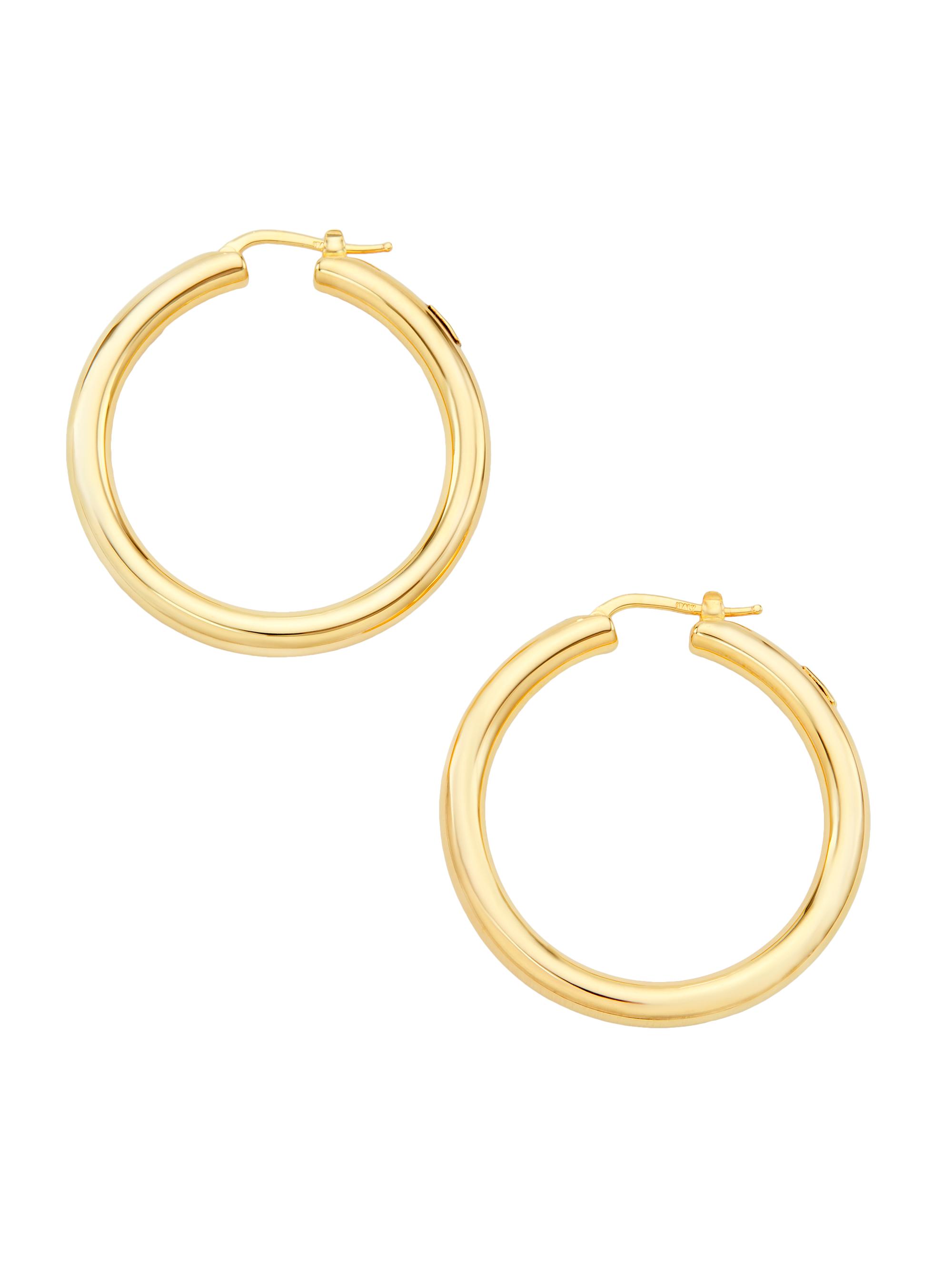 Saks Fifth Avenue Collection Women's 14K Yellow Gold Hoop Earrings - Gold