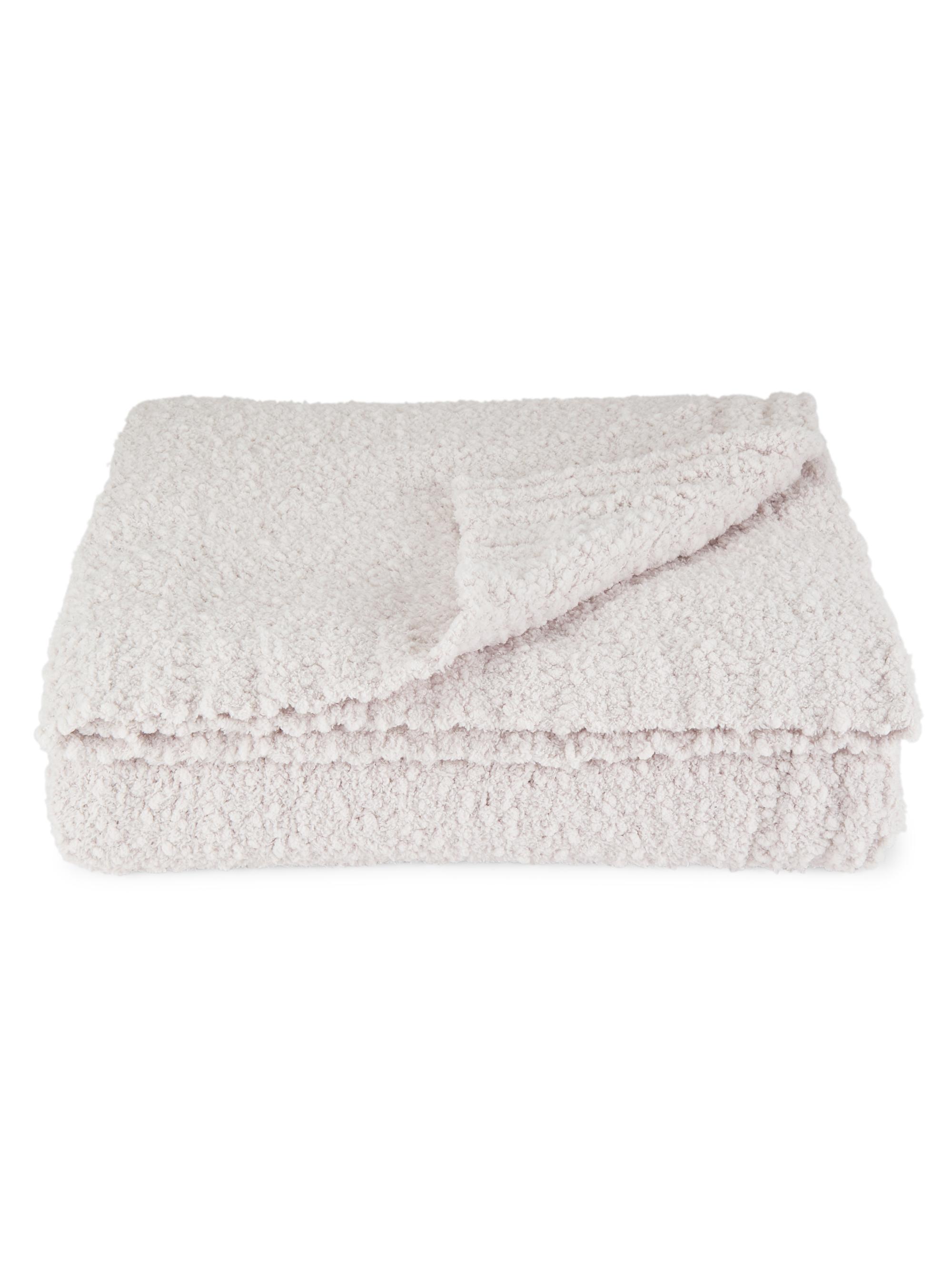 Barefoot Dreams CozyChic Boucle Blanket - Almond