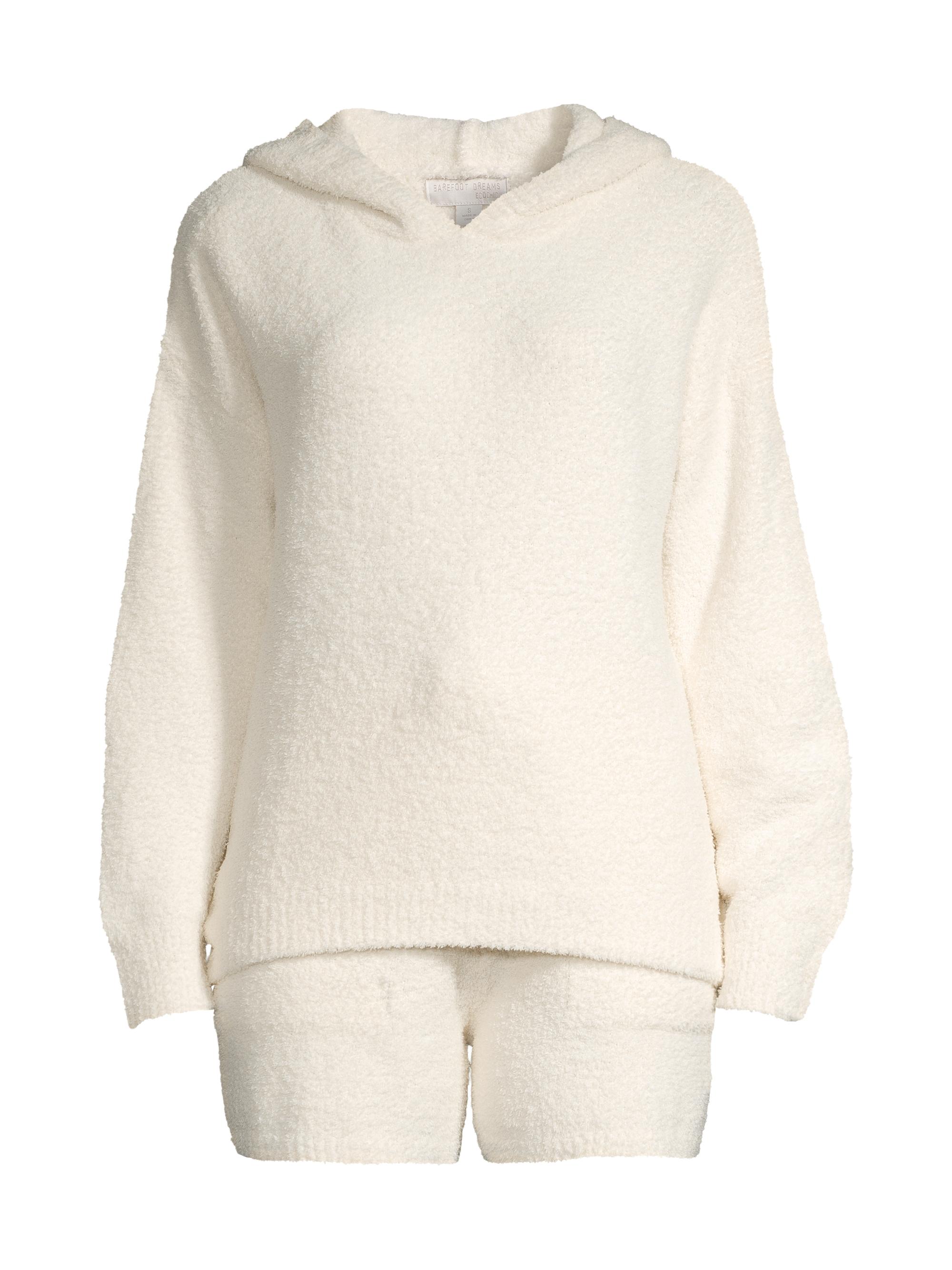 Barefoot Dreams Women's CozyChic 2-Piece Hoodie Lounge Set - Cream