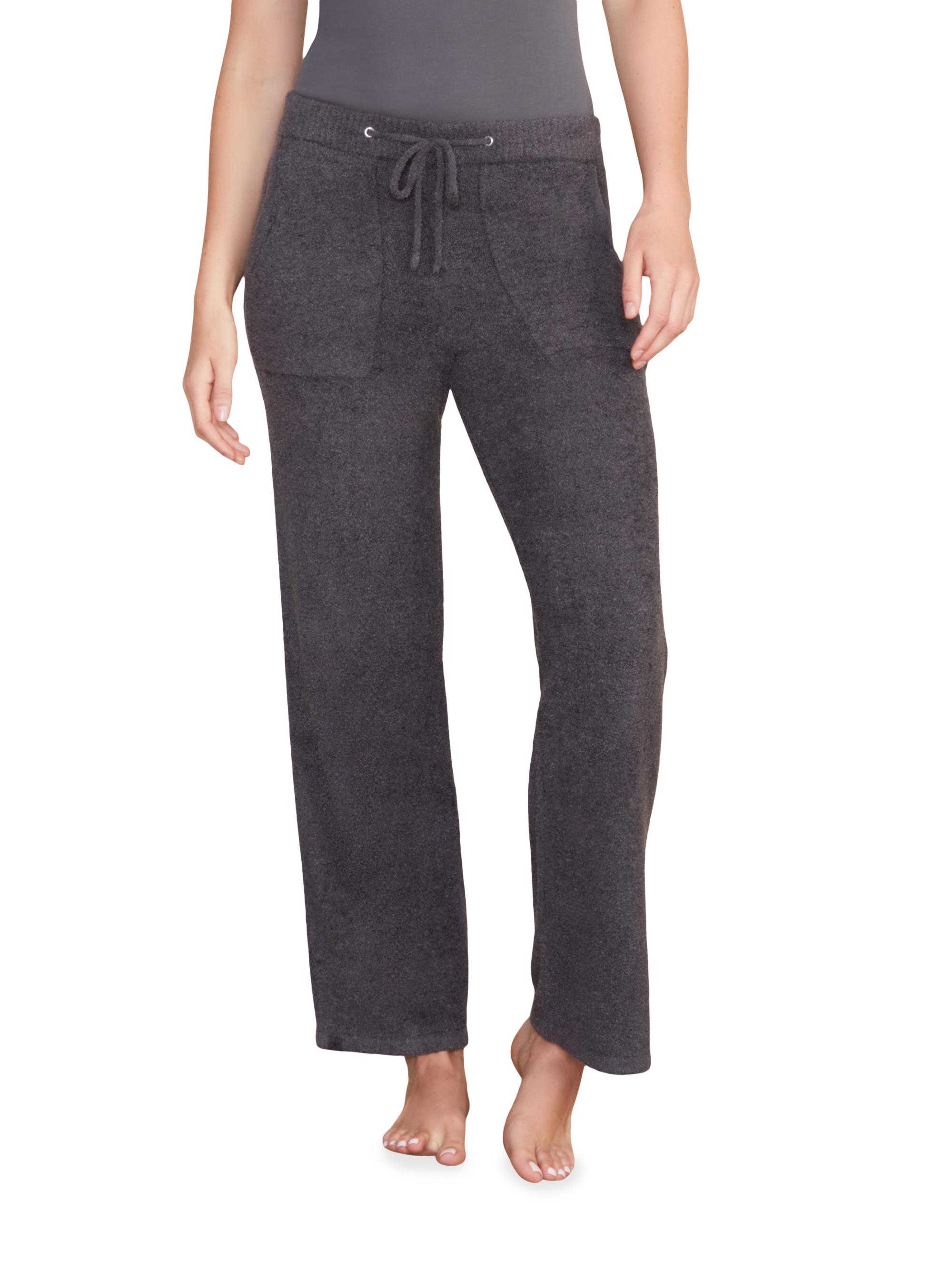 Barefoot Dreams Women's CozyChic Ultra Lite Patch Pocket Lounge Pants - Carbon