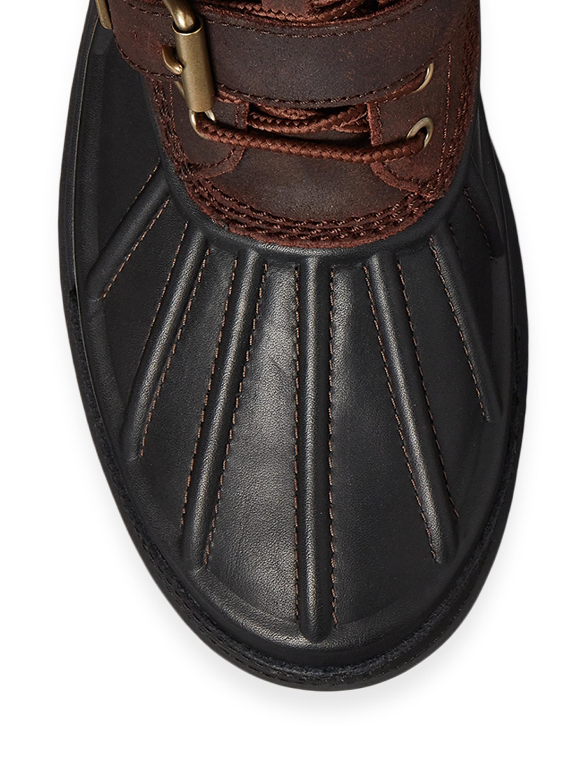 Polo Ralph Lauren Oslo High Waterproof Leather-Suede Boots  display picture 2