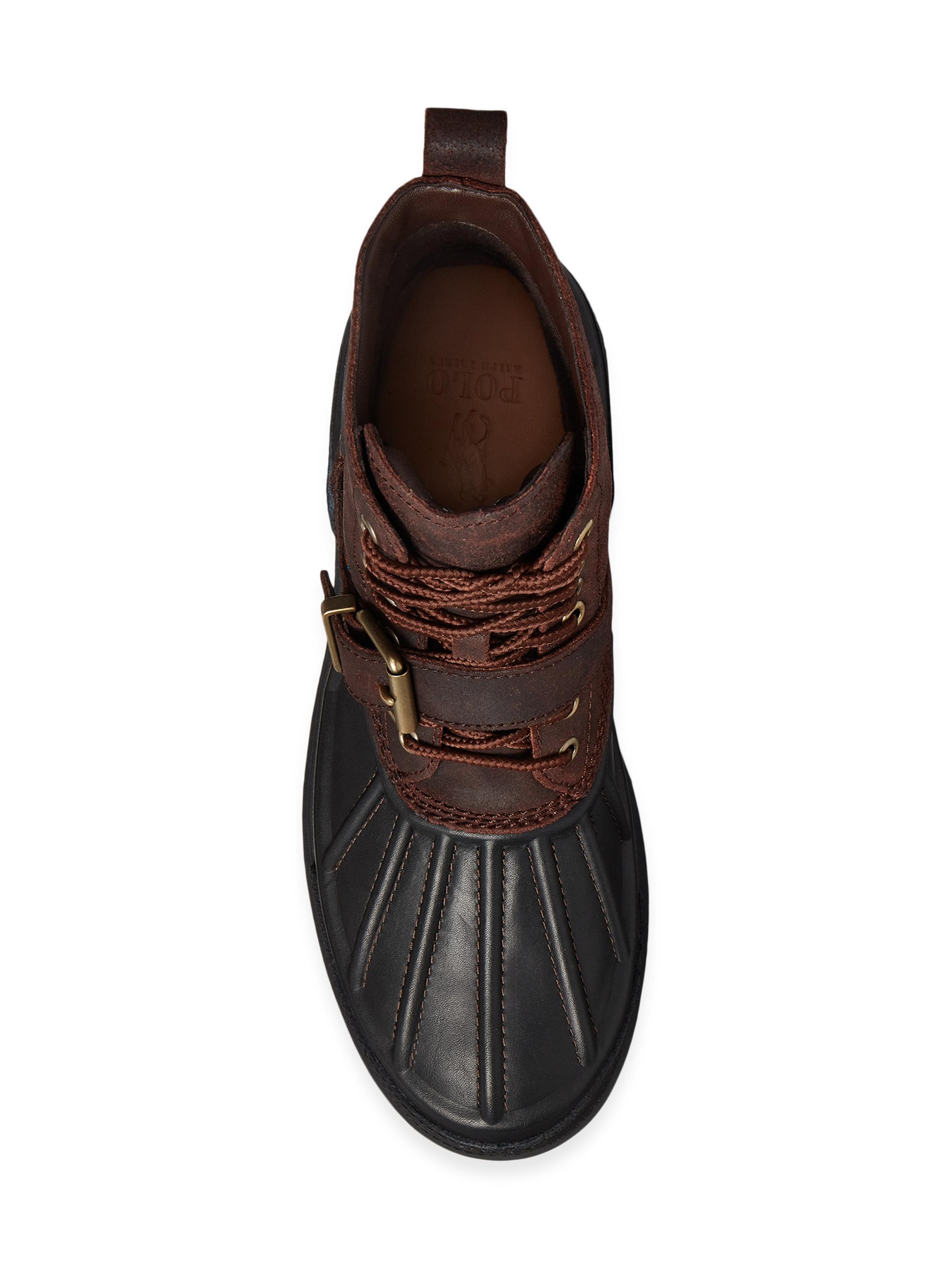 Polo Ralph Lauren Oslo High Waterproof Leather-Suede Boots  display picture 1