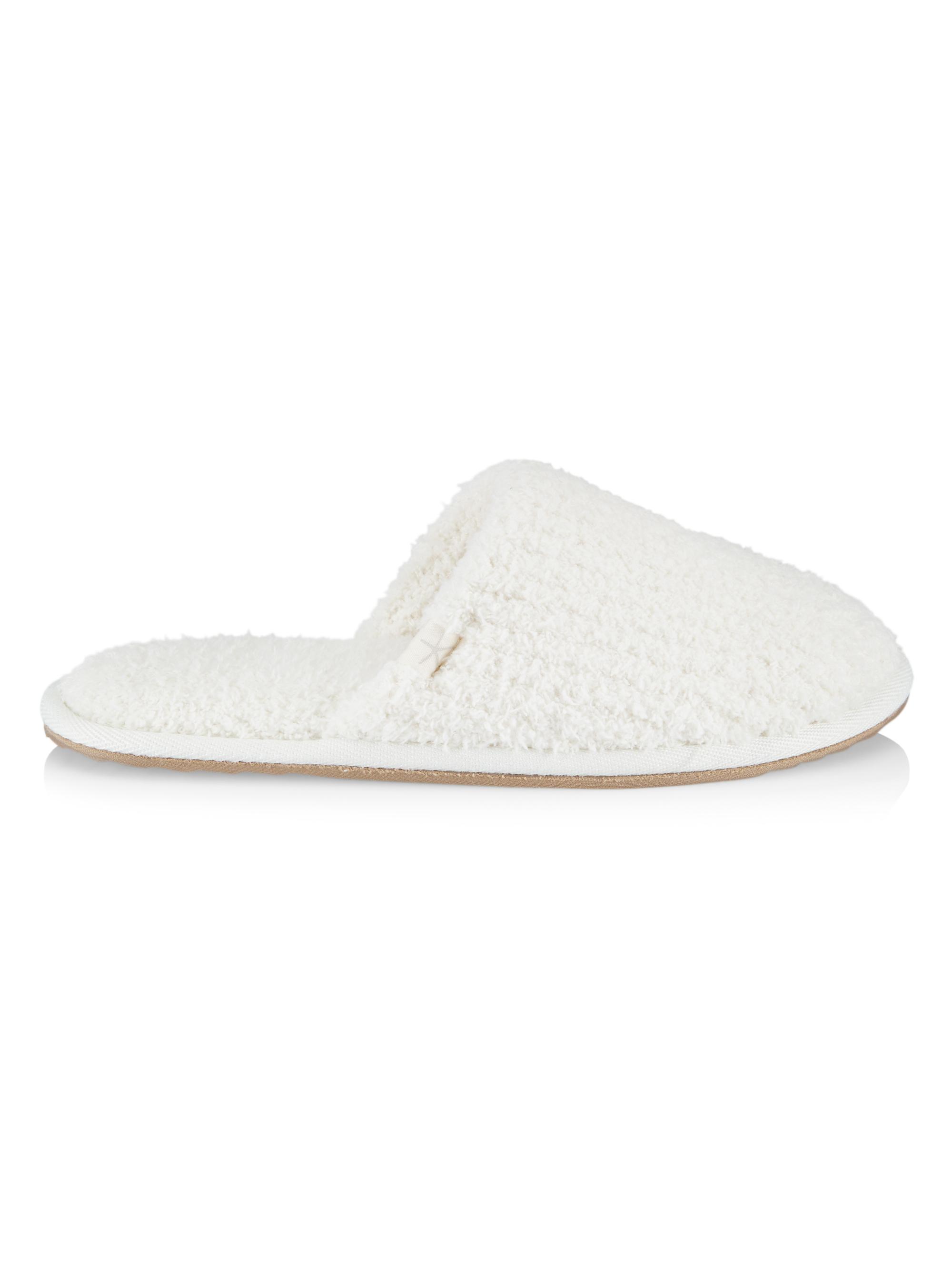 Barefoot Dreams Women's CozyChic Ribbed Slippers - Cream