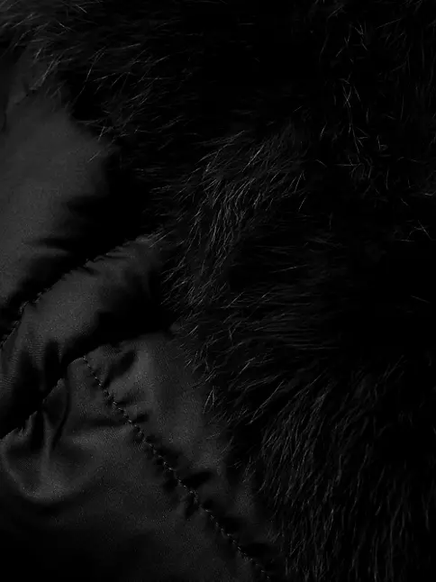 Herno Monogram-Trim Faux-Fur Coat