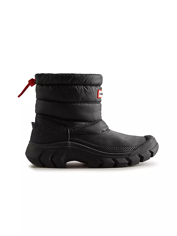 Hunter Intrepid Insulated Short Snow Women's Boots - Black