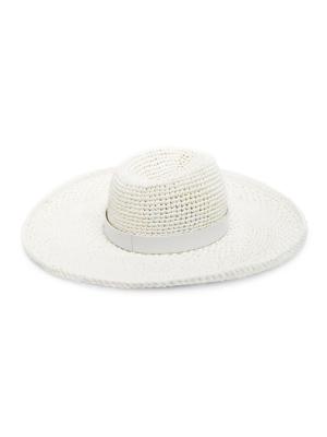 Roman Stud straw fedora