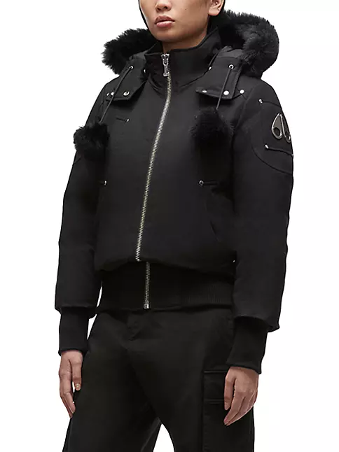 Monogram Mink Bomber Jacket - Women - Ready-to-Wear