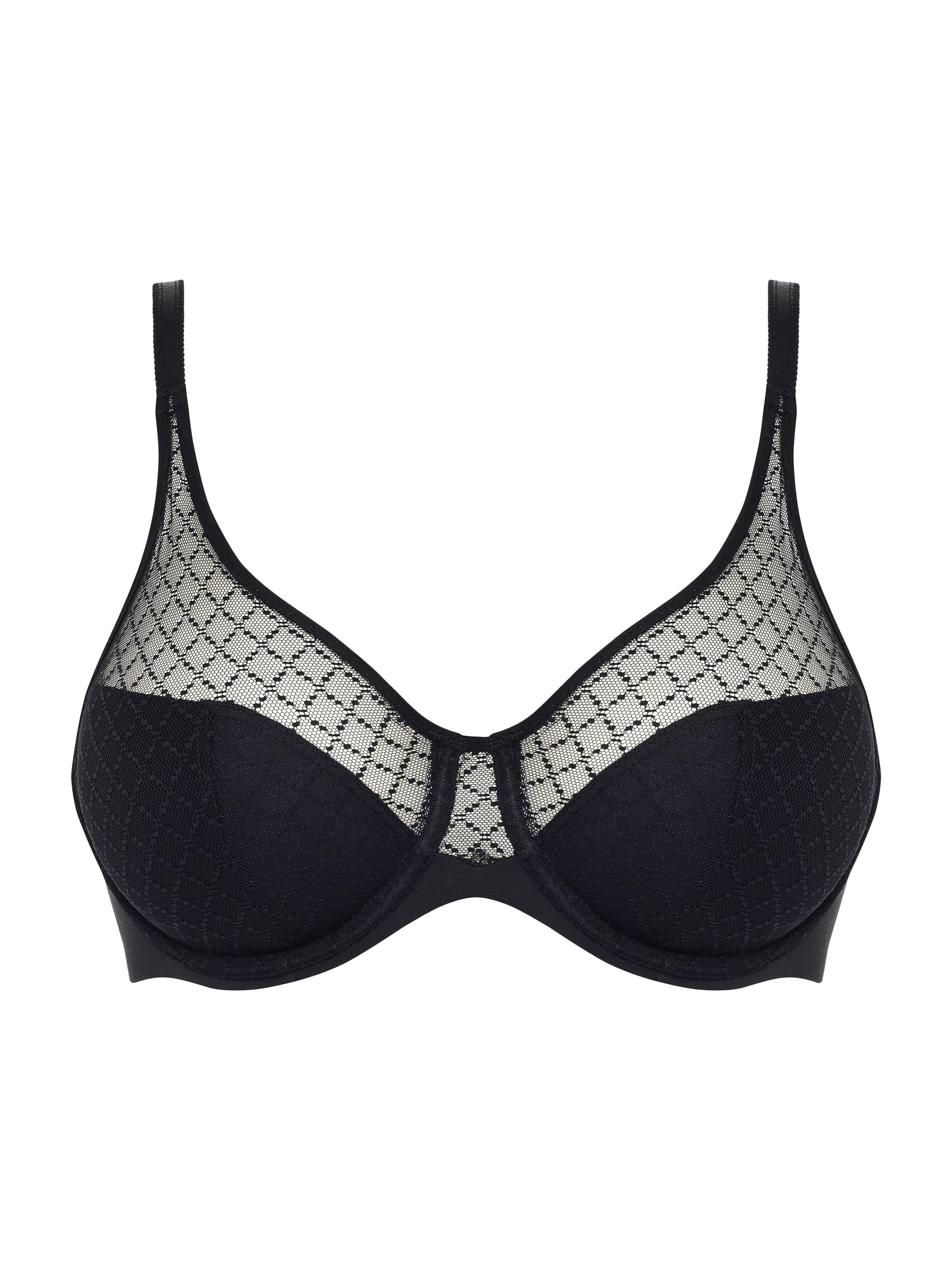 Chantelle Women's Norah Mesh Molded Bra - Black