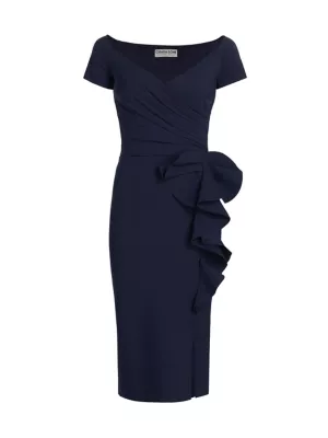 Chiara Boni La Petite Robe Youwen Ruffled Cocktail Dress Saks