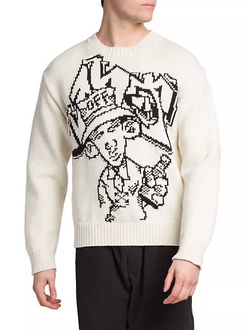 Louis Vuitton Chunky intarsia knitted jersey