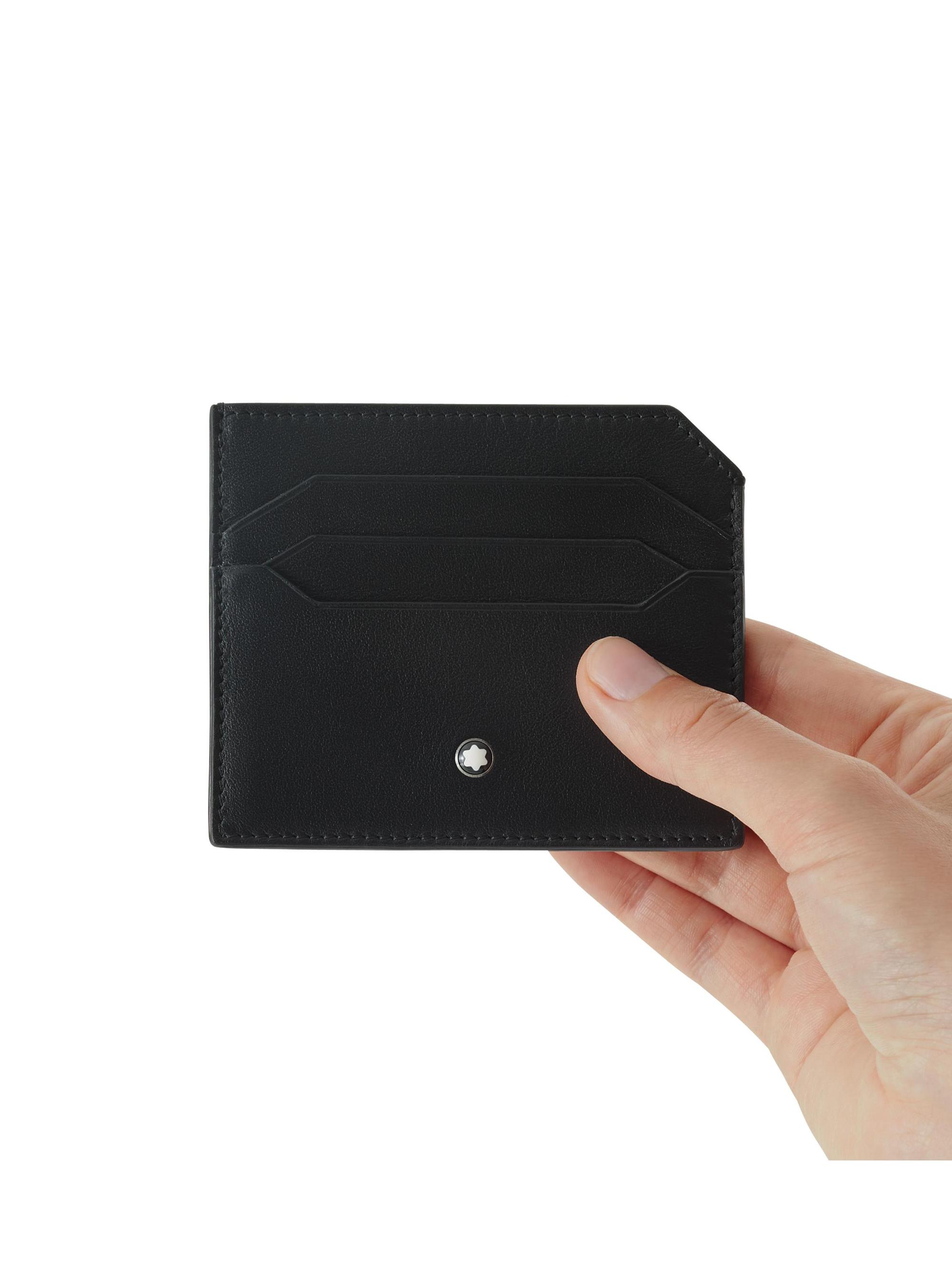 Montblanc Men's Meisterstück Selection Leather Card Holder - Black