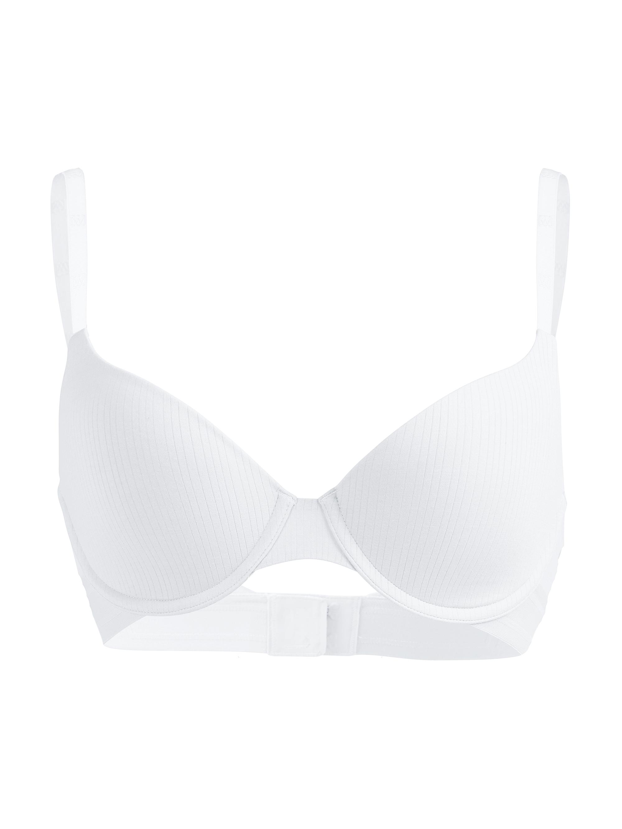 Wolford Women's Beauty Cotton Demi Underwire Bra - Pearl