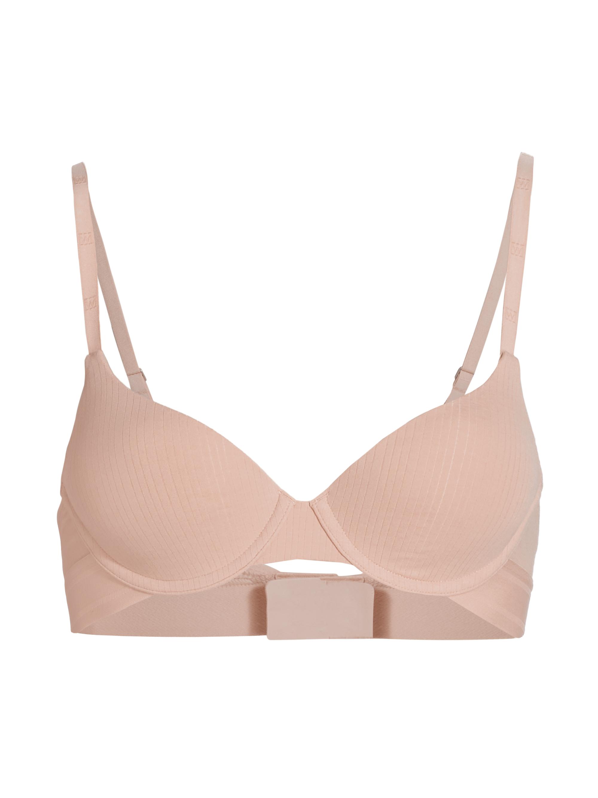 Wolford Women's Beauty Cotton Demi Underwire Bra - Powder Pink
