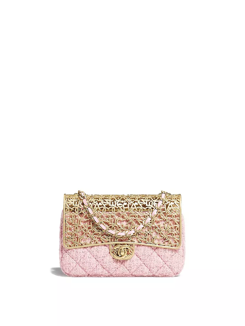 2018 Chanel Light Dusky Pink Quilted Caviar Medium Business