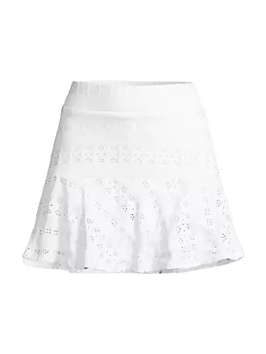 Pointelle Tennis Skirt