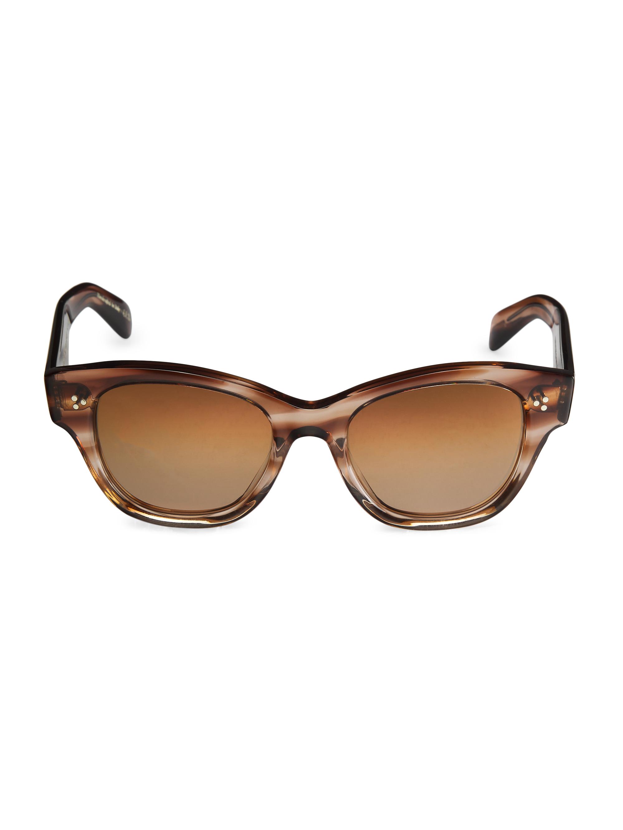 Oliver Peoples Women's Eadie 51MM Pillow Sunglasses - Black