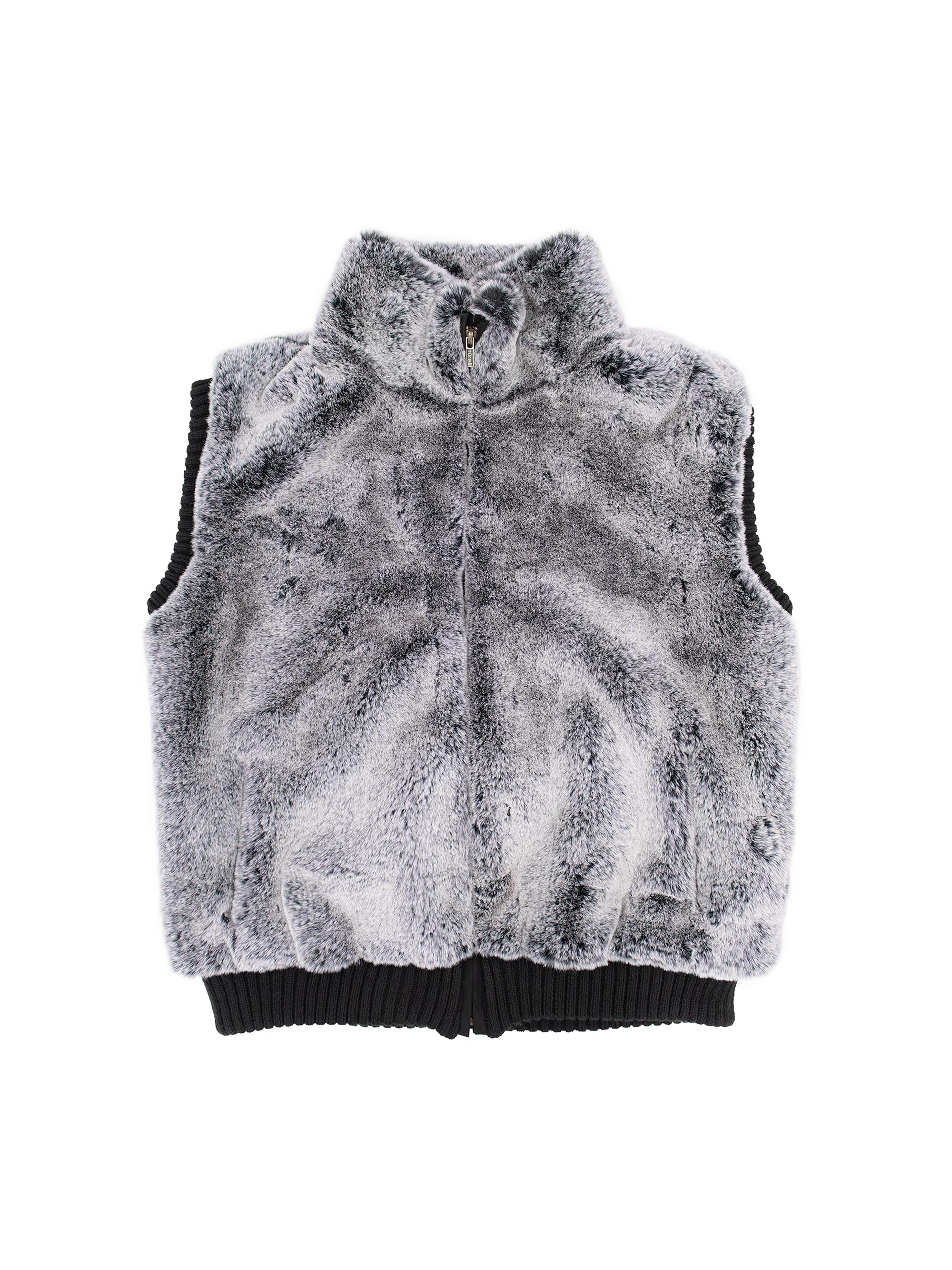 Surell Faux Rex Rabbit Vest Saks Fifth Avenue