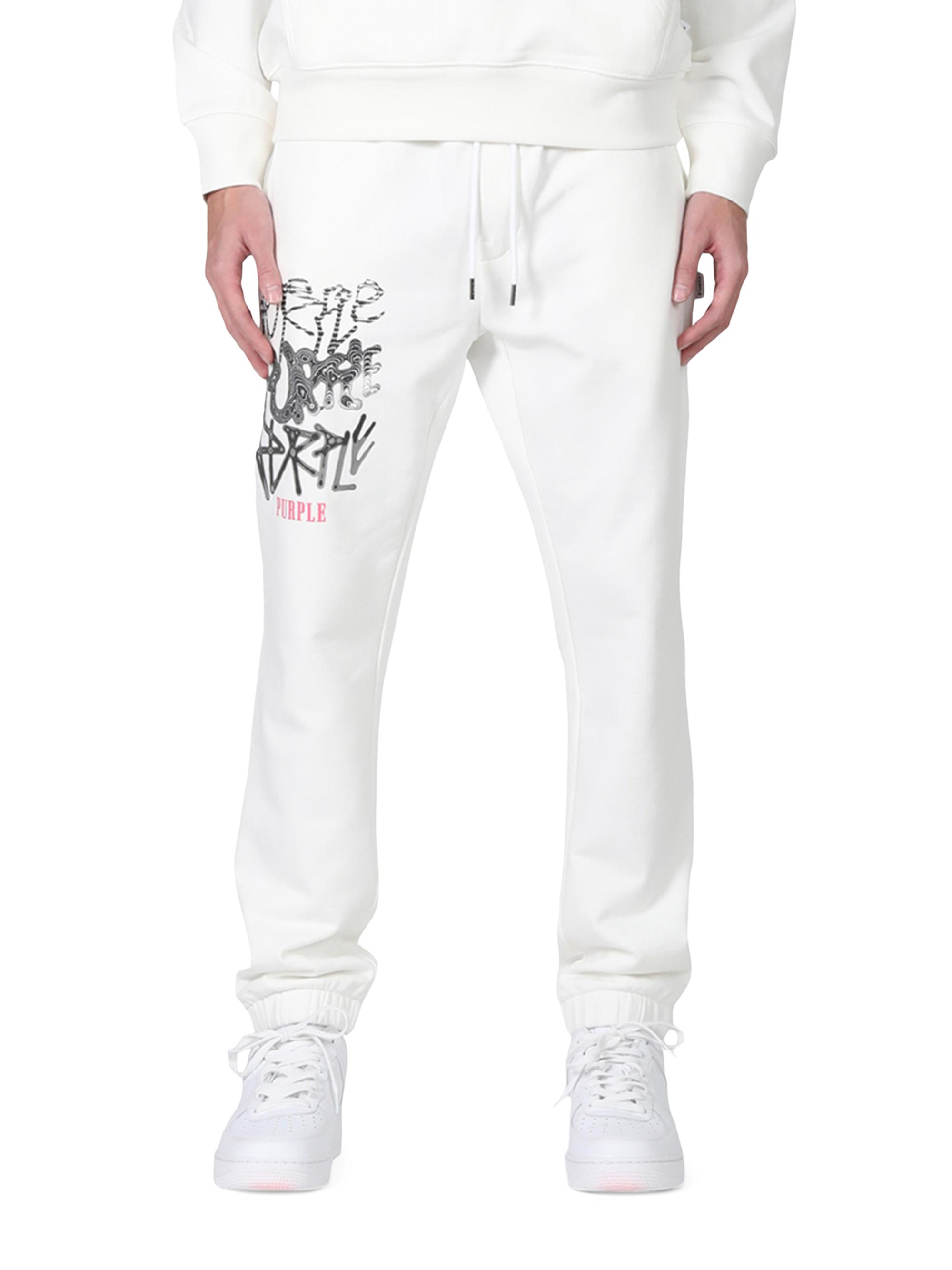 Purple Brand Distorted French Terry Sweatpants | Saks Fifth Avenue