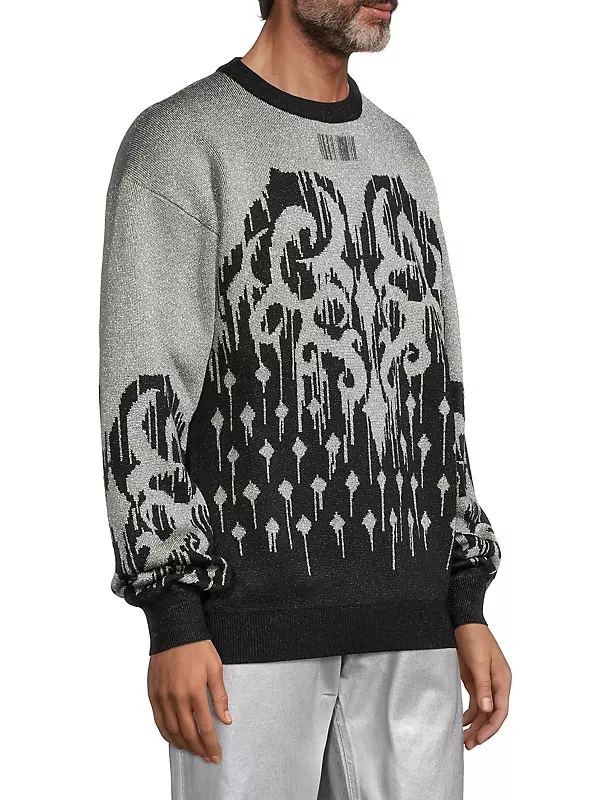 Louis Vuitton, Sweaters, Louis Vuitton Barcode Crew Neck Sweater