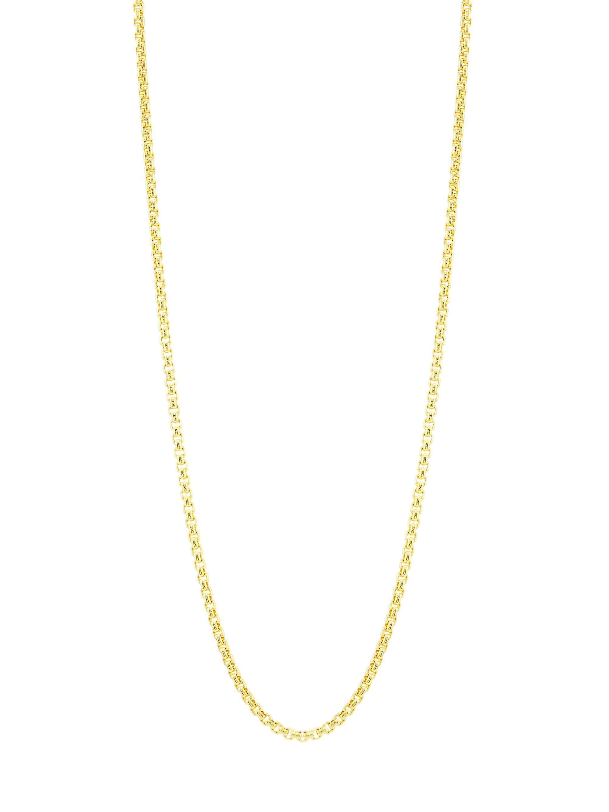 Jonas Studio Men's Flatiron 18K-Goldplated Sterling Silver Box Chain Necklace - Gold