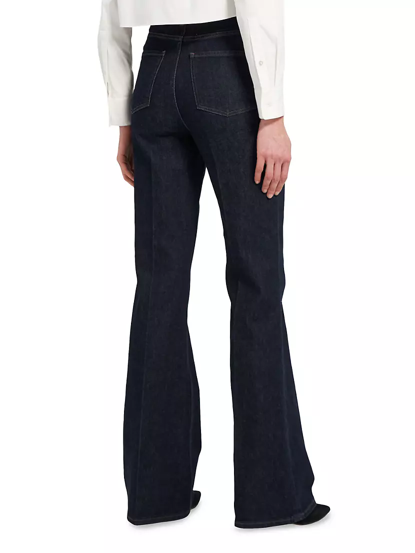 Shop Theory Demitria High-Rise Flare Jeans