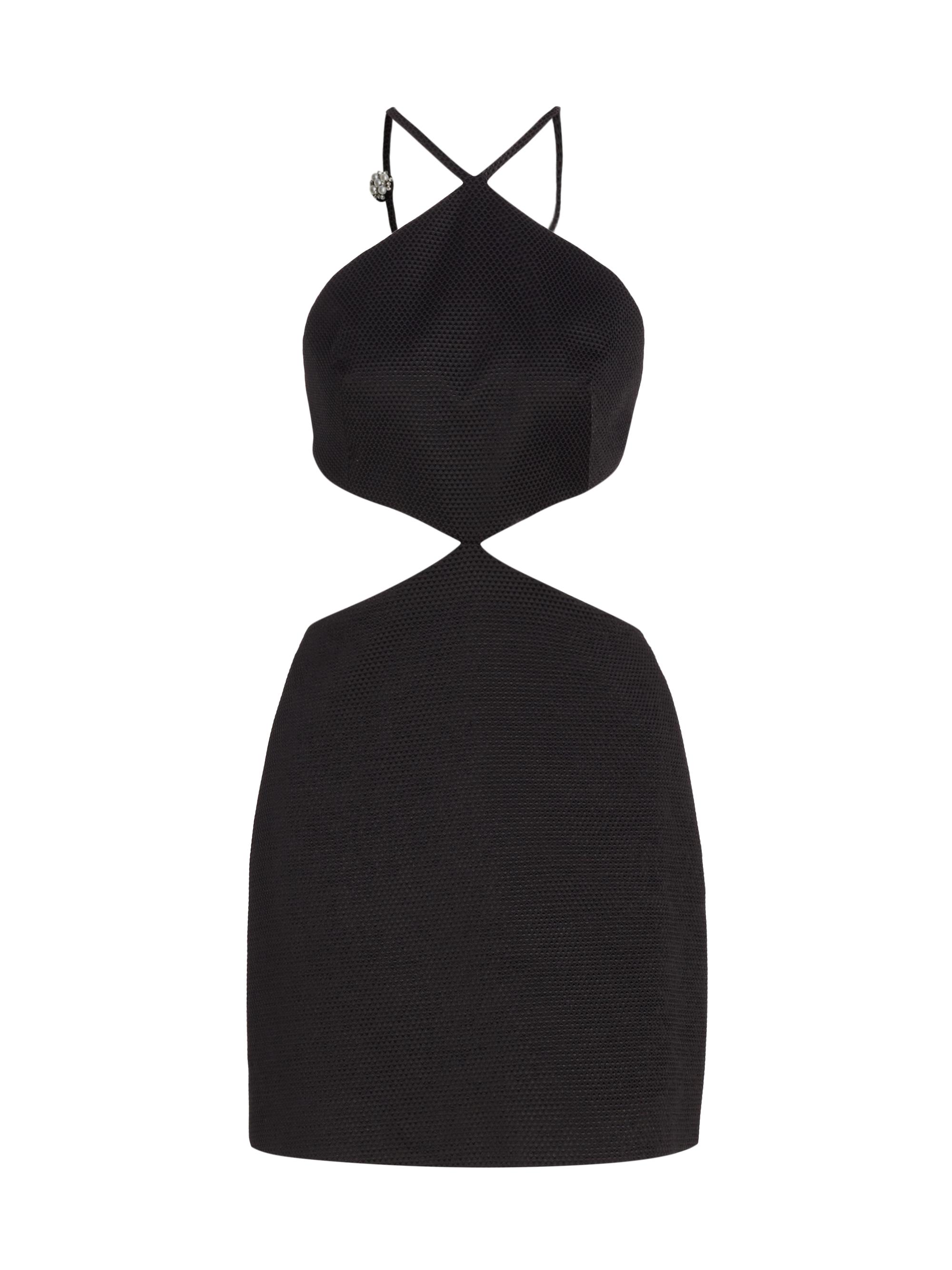 Alexis Women's Merce Cut-Out Minidress - Ebony