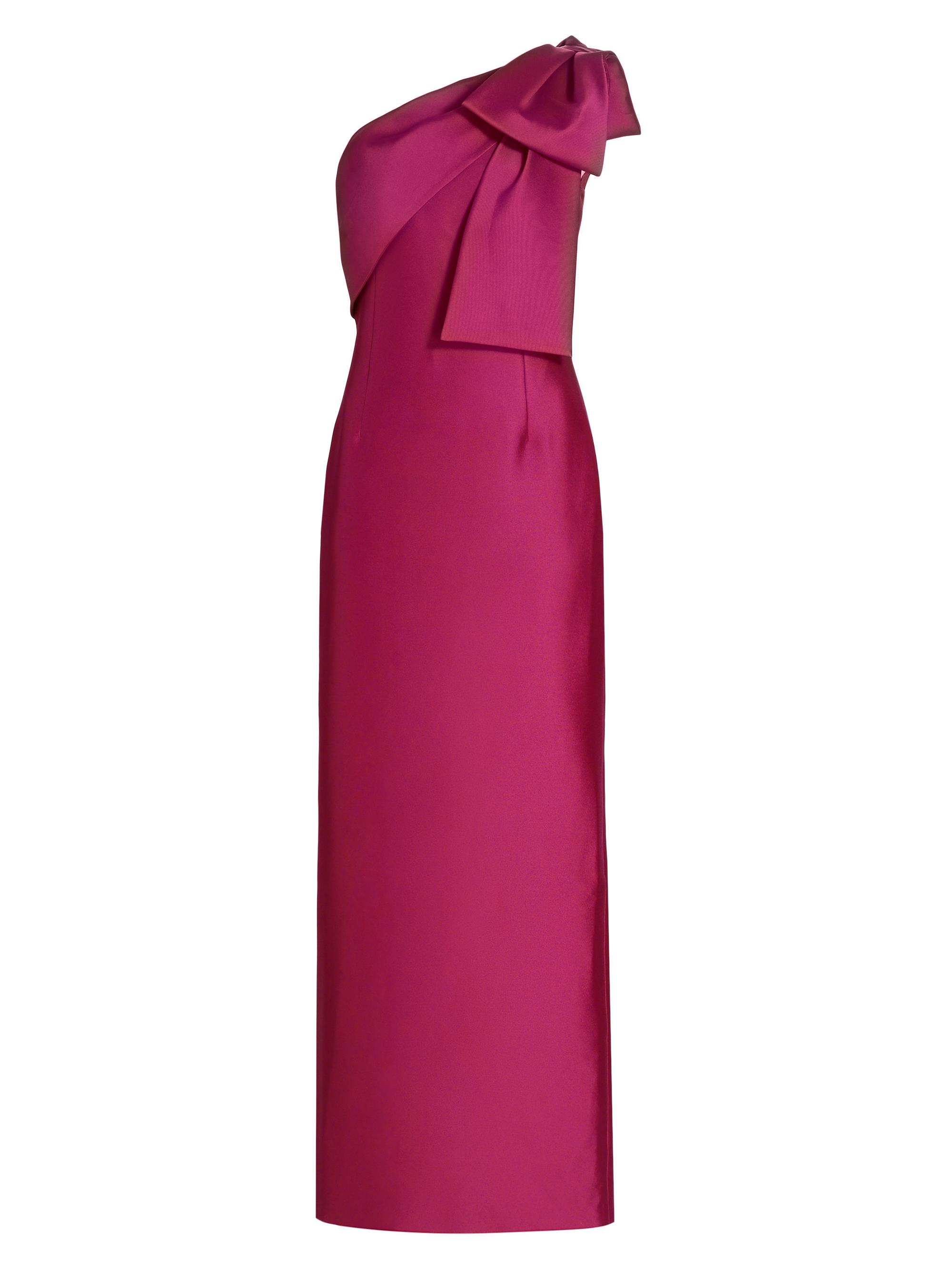 Sachin & Babi Women's Bonnie Satin One-Shoulder Gown - Rhodolite