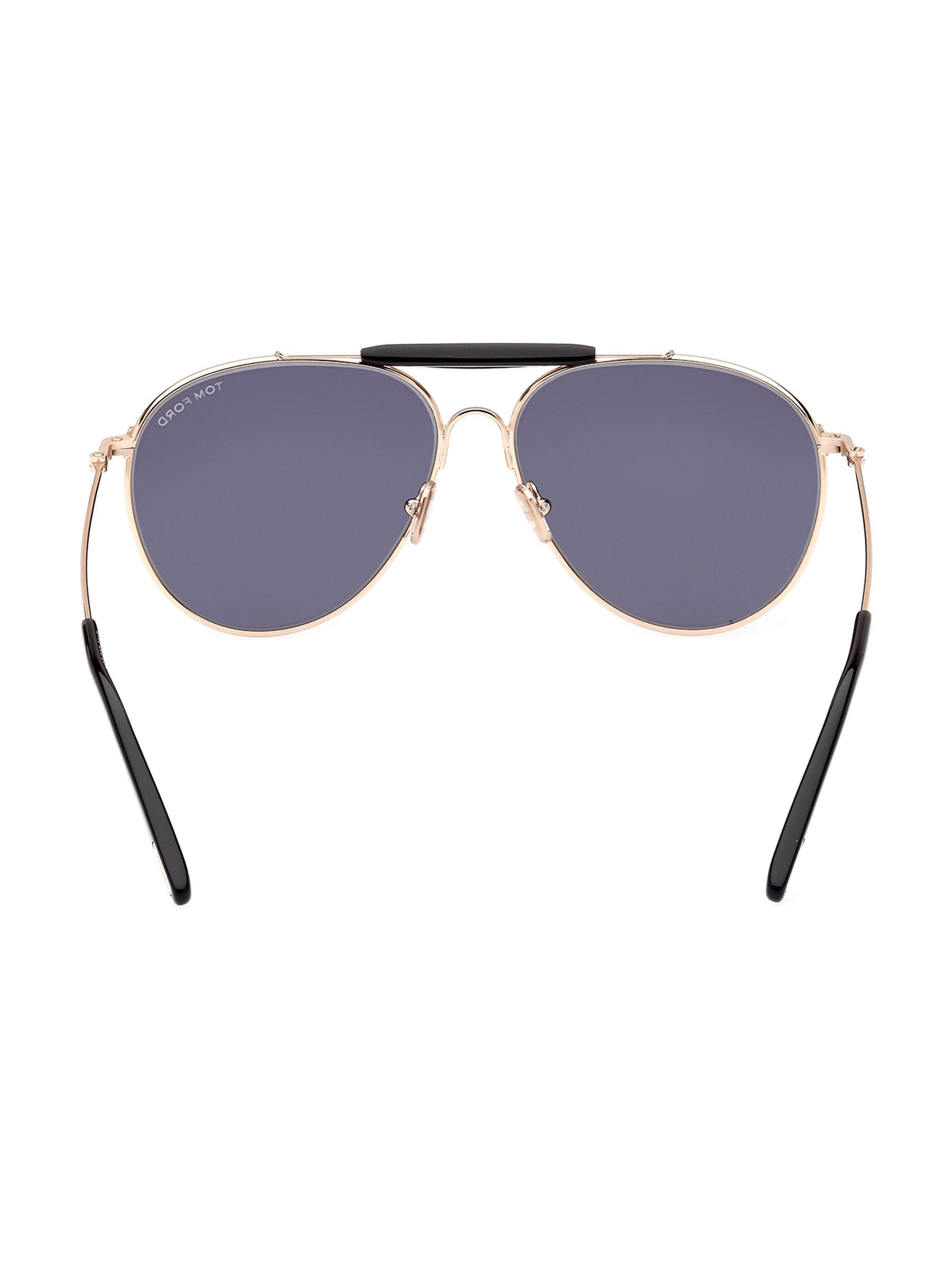 TOM FORD 60MM Navigator Metal Sunglasses | Saks Fifth Avenue