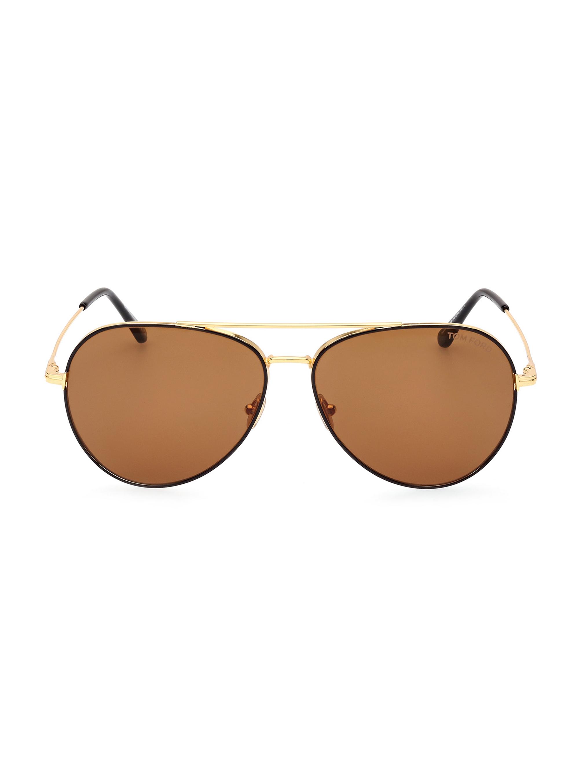 TOM FORD 60MM Navigator Metal Sunglasses | Saks Fifth Avenue