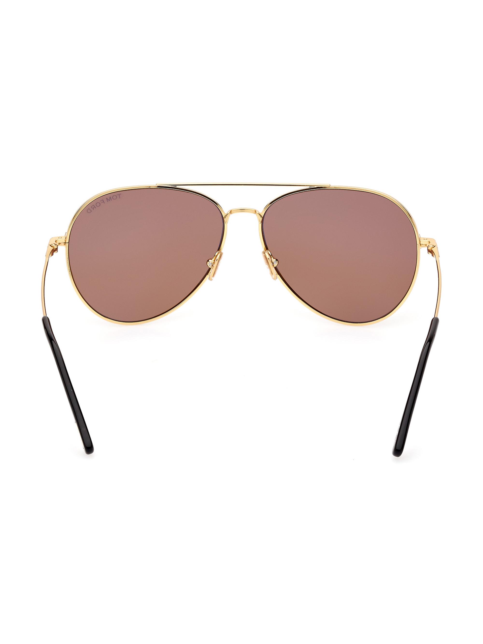 TOM FORD 60MM Navigator Metal Sunglasses | Saks Fifth Avenue