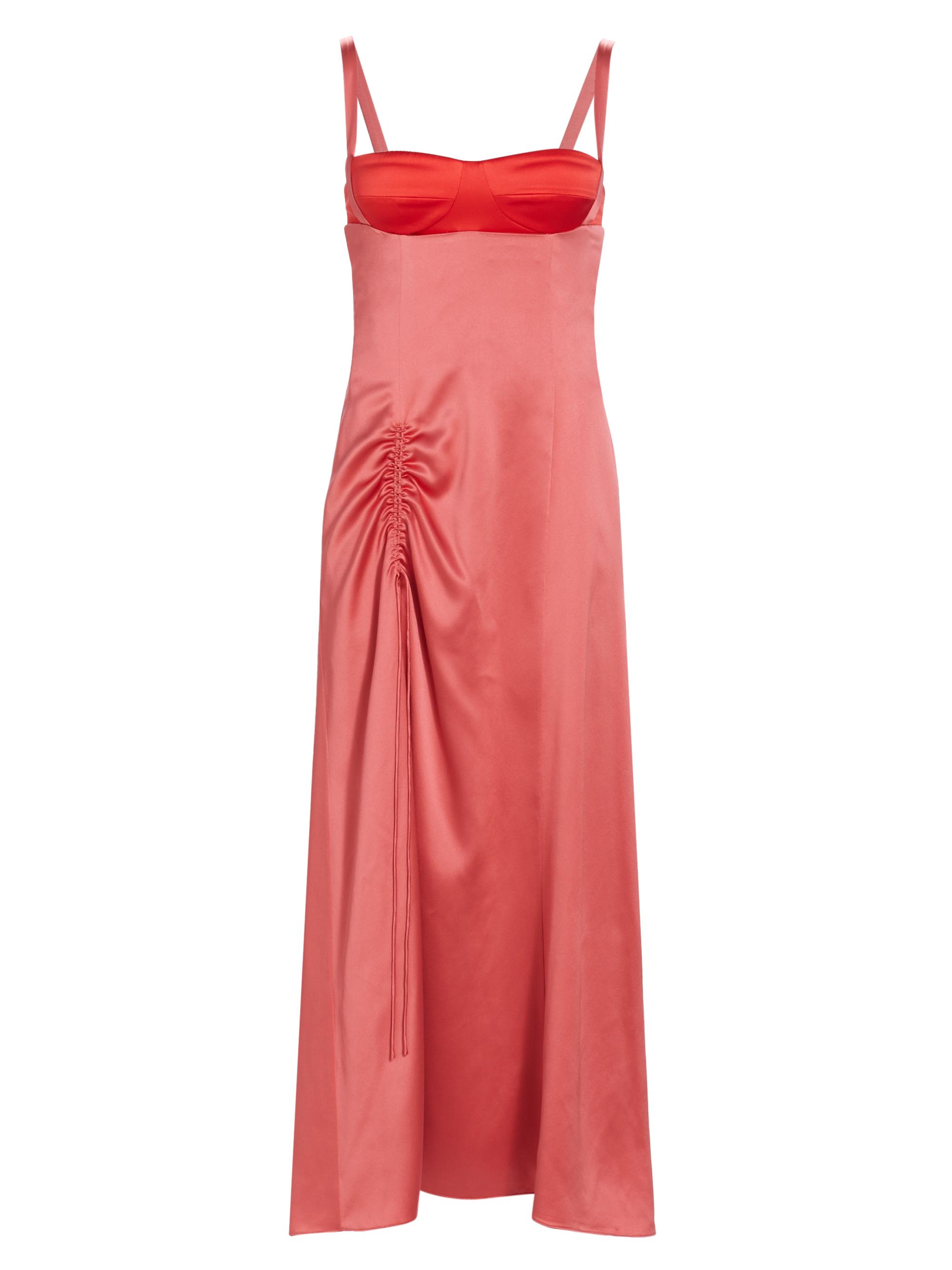 Alejandra Alonso Rojas Women's Dark To Light Bustier Slip Dress - Fuschia