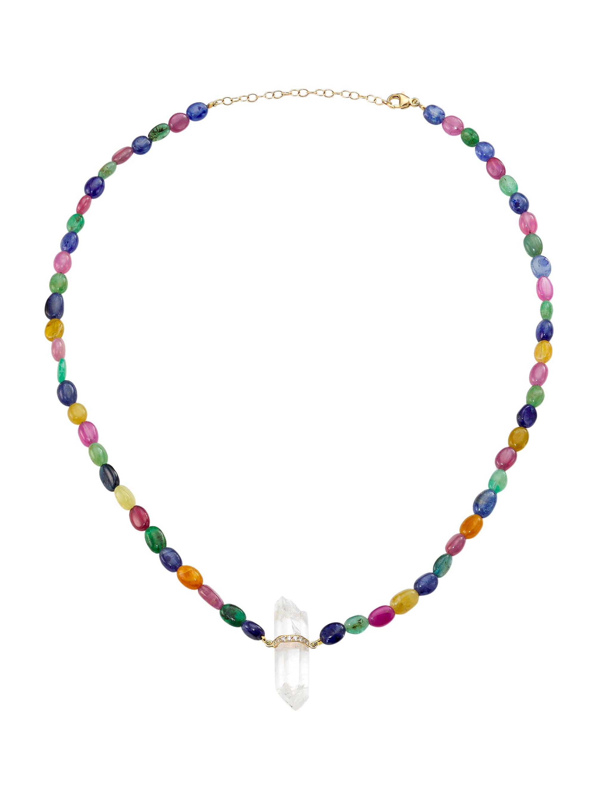Jia Jia Women's 14K Yellow Gold & Multi-Gemstone Necklace